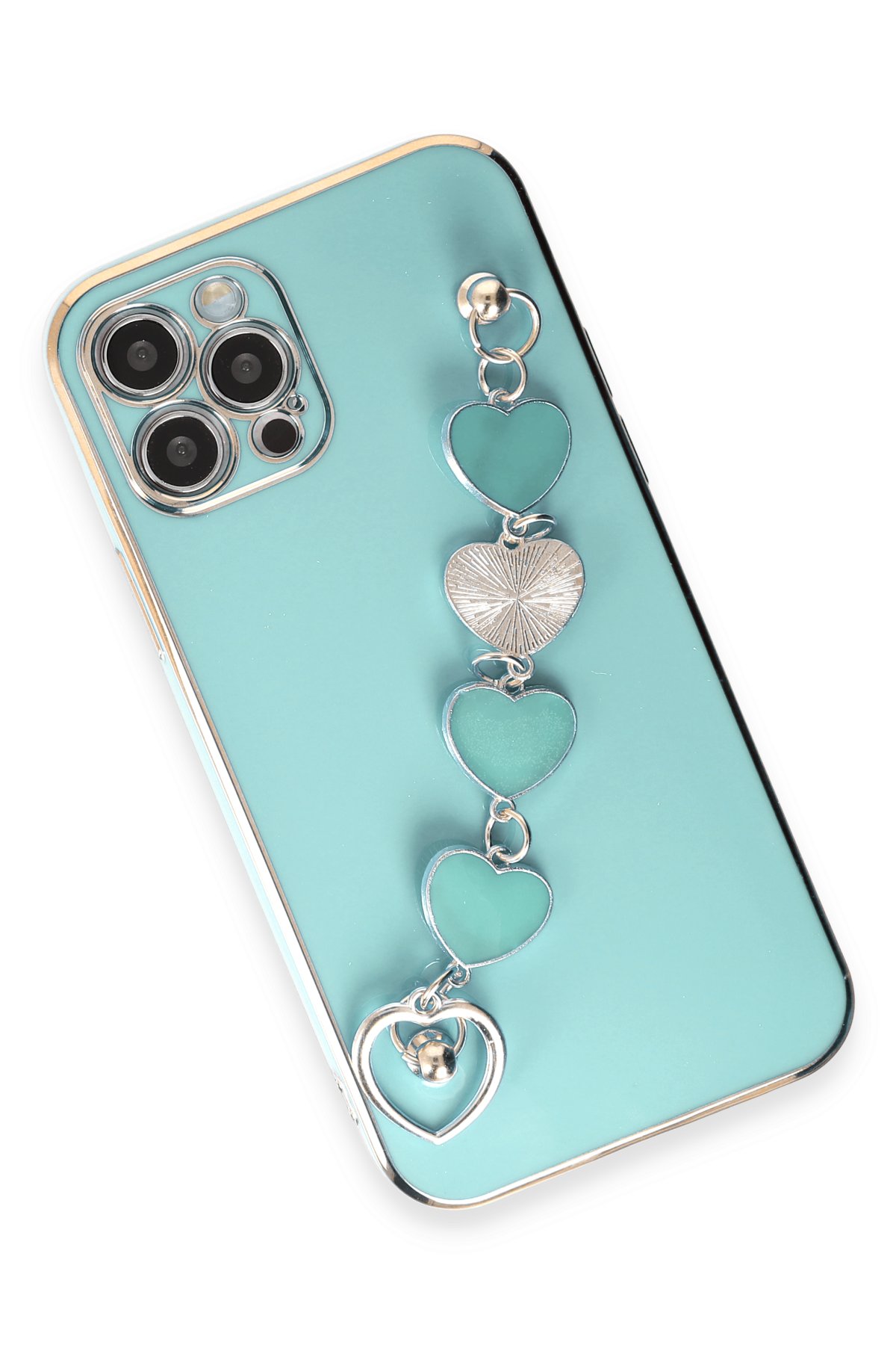 Newface iPhone 12 Pro Shine Kamera Lens - Gümüş