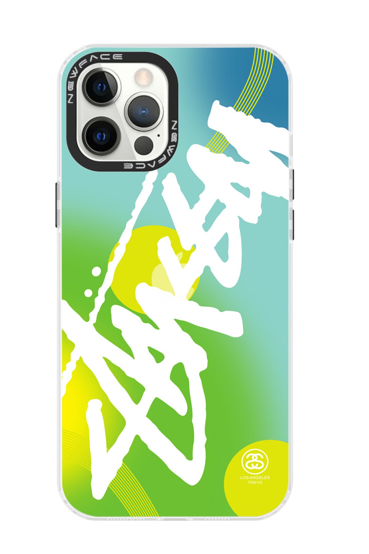 Newface iPhone 12 Pro Kılıf Sofya Yüzüklü Silikon Kapak - Siyah