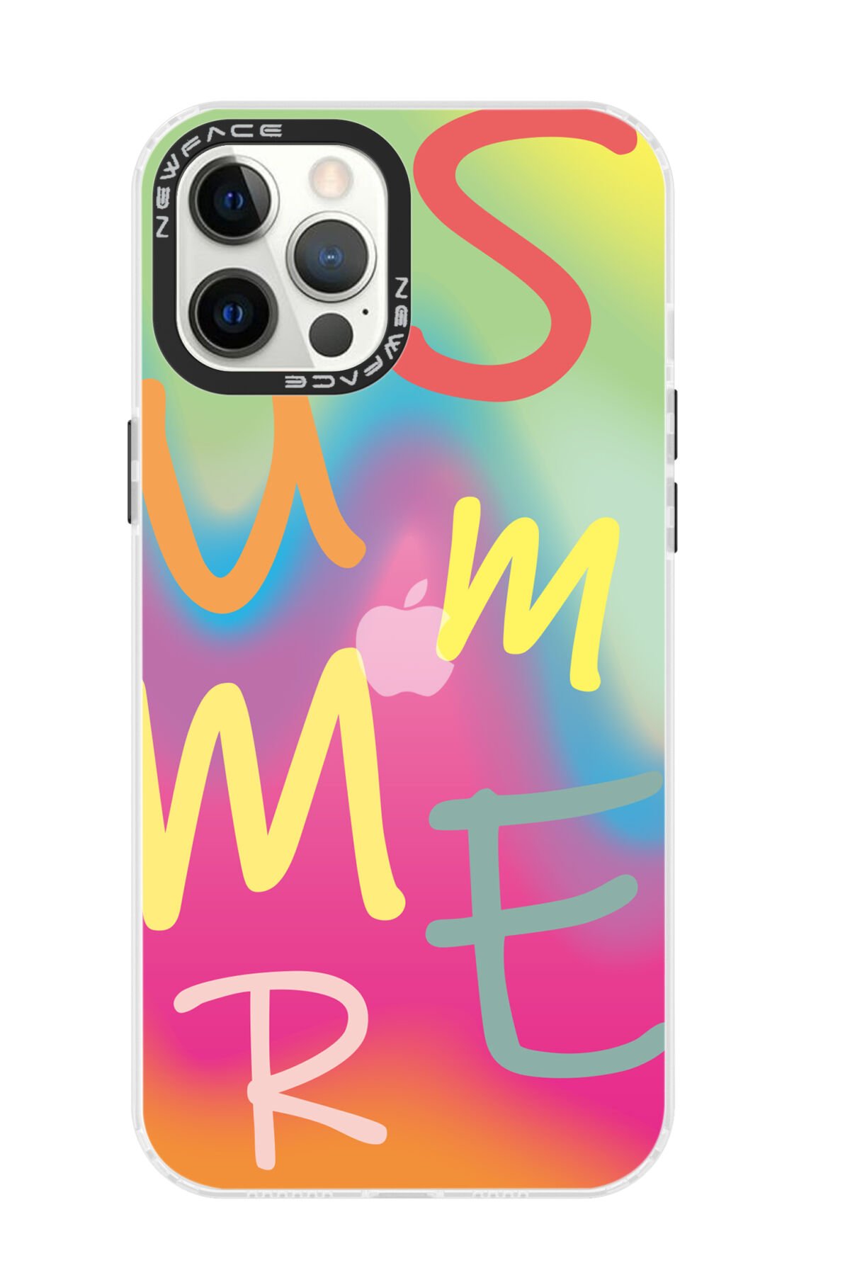 Newface iPhone 12 Pro Kılıf Fly Lens Silikon - Yeşil