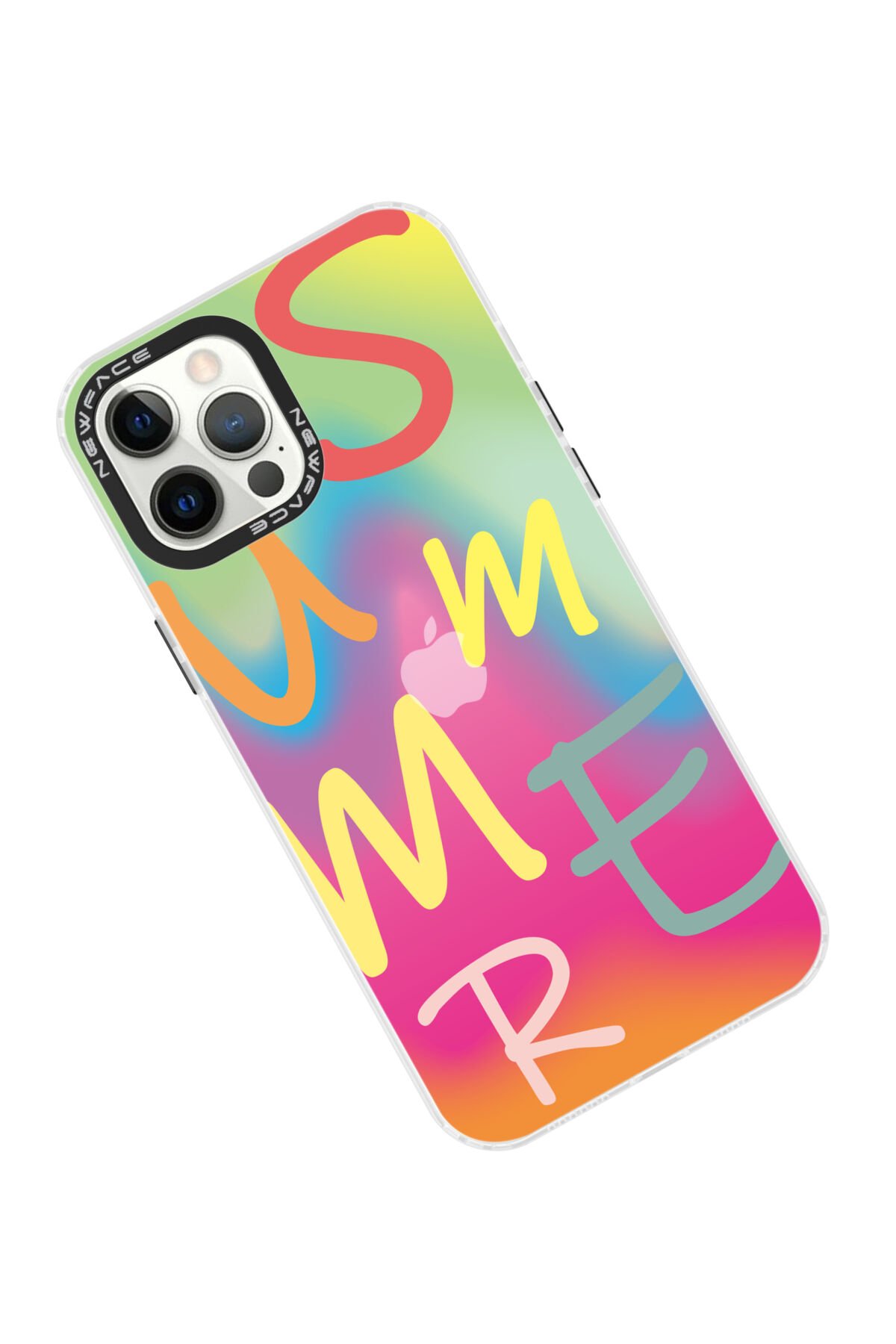 Newface iPhone 12 Pro Kılıf Fly Lens Silikon - Yeşil