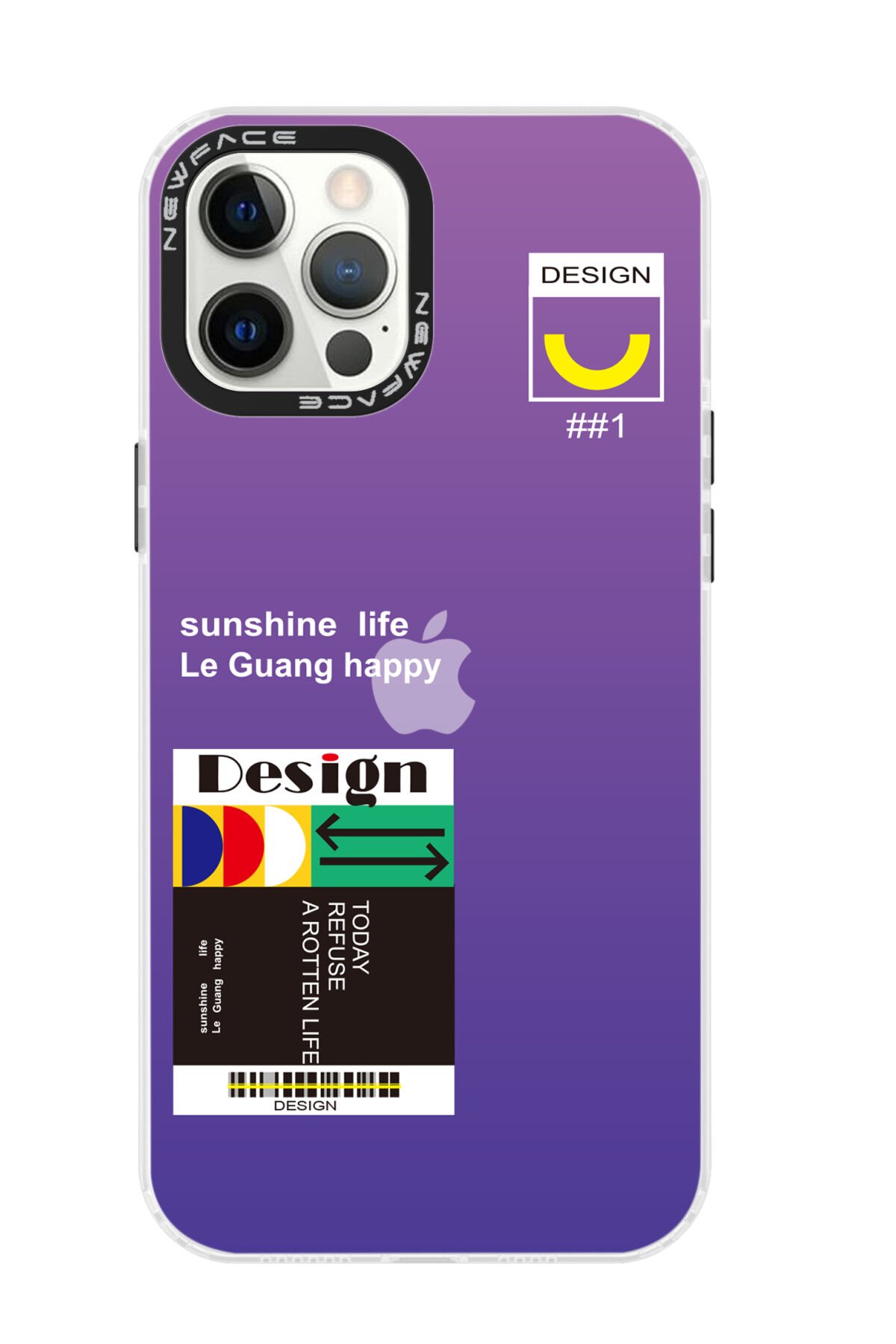 Newface iPhone 12 Pro Kılıf Sofya Yüzüklü Silikon Kapak - Rose