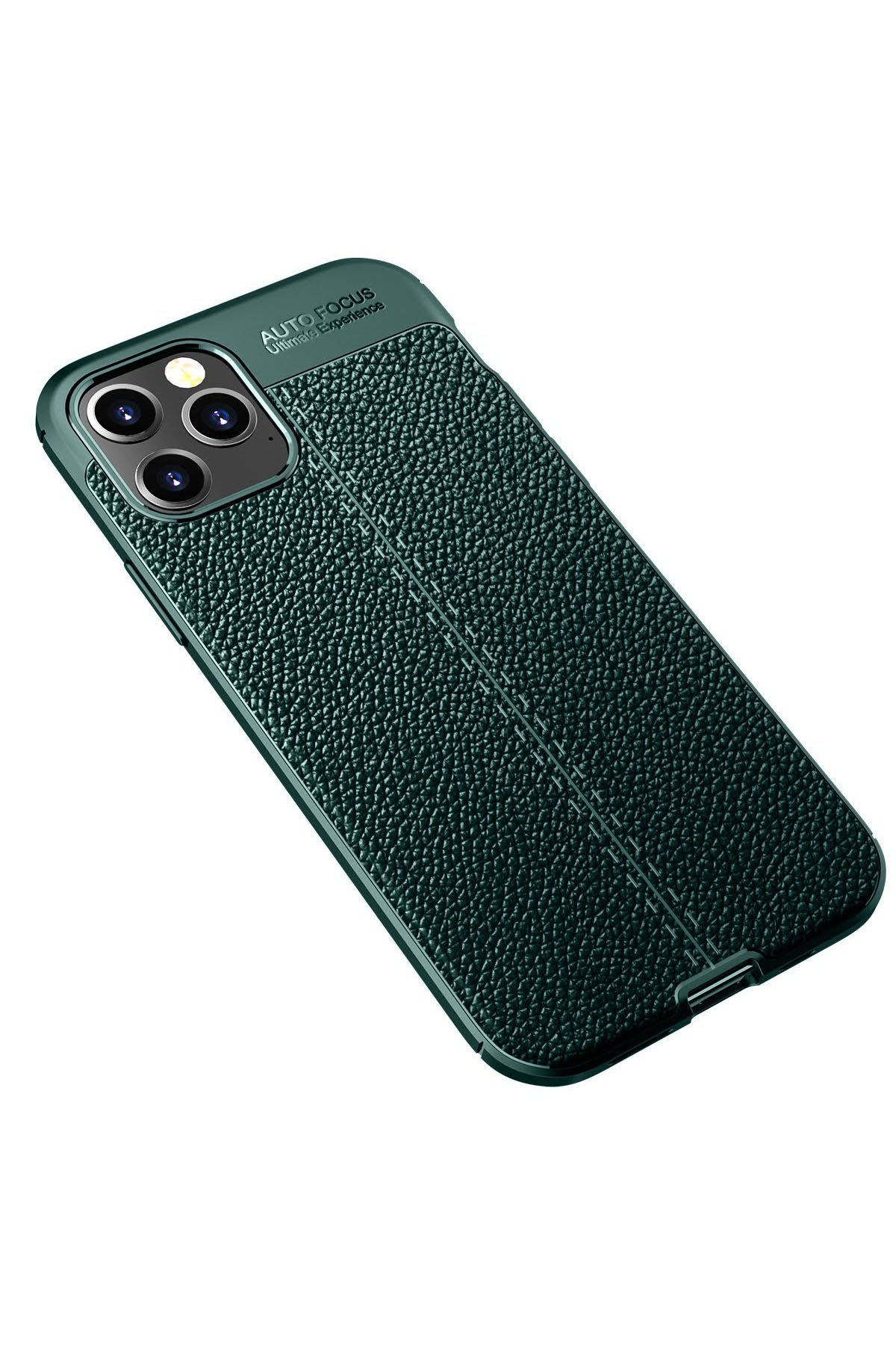 Newface iPhone 12 Pro Kılıf Range Yüzüklü Silikon - Siyah