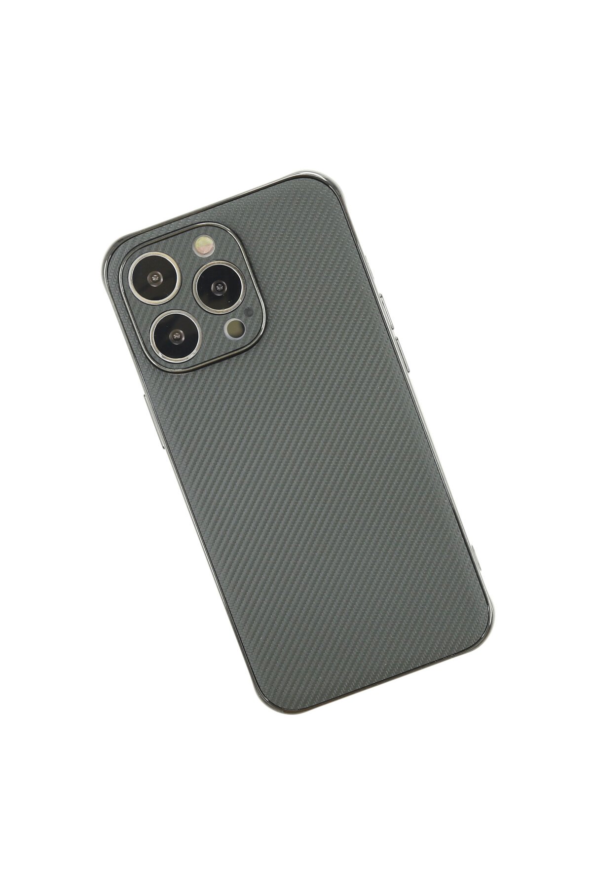 Newface iPhone 12 Pro Kılıf Nano içi Kadife Silikon - Gri