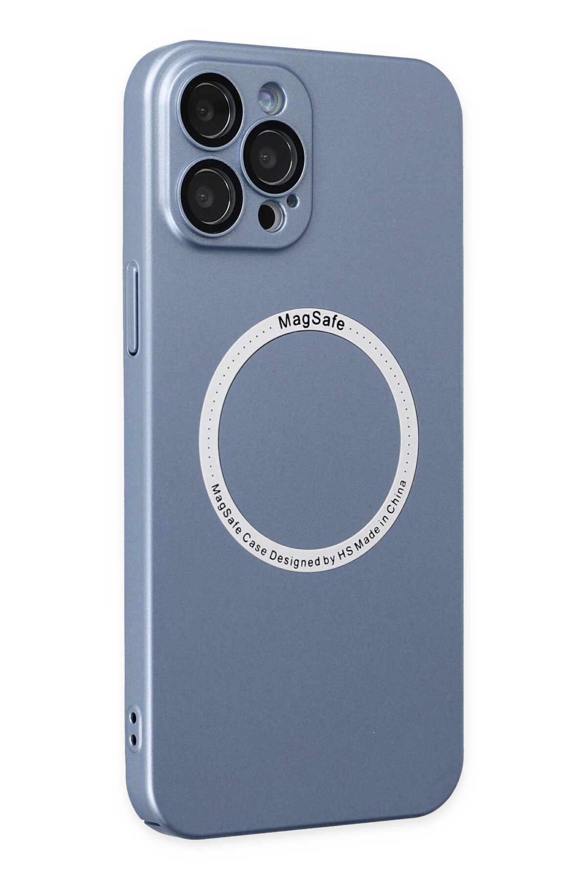 Newface iPhone 12 Pro Kılıf Mekanik Magsafe Kapak - Derin Mor