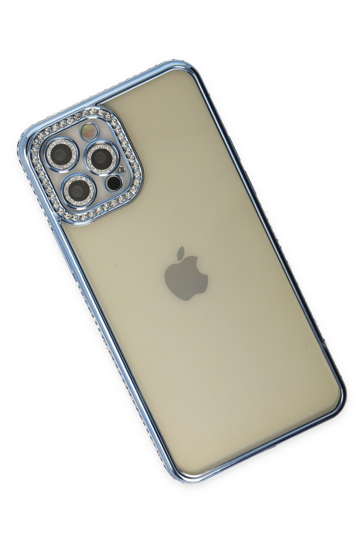 Newface iPhone 12 Pro Kılıf Color Lens Silikon - Siyah