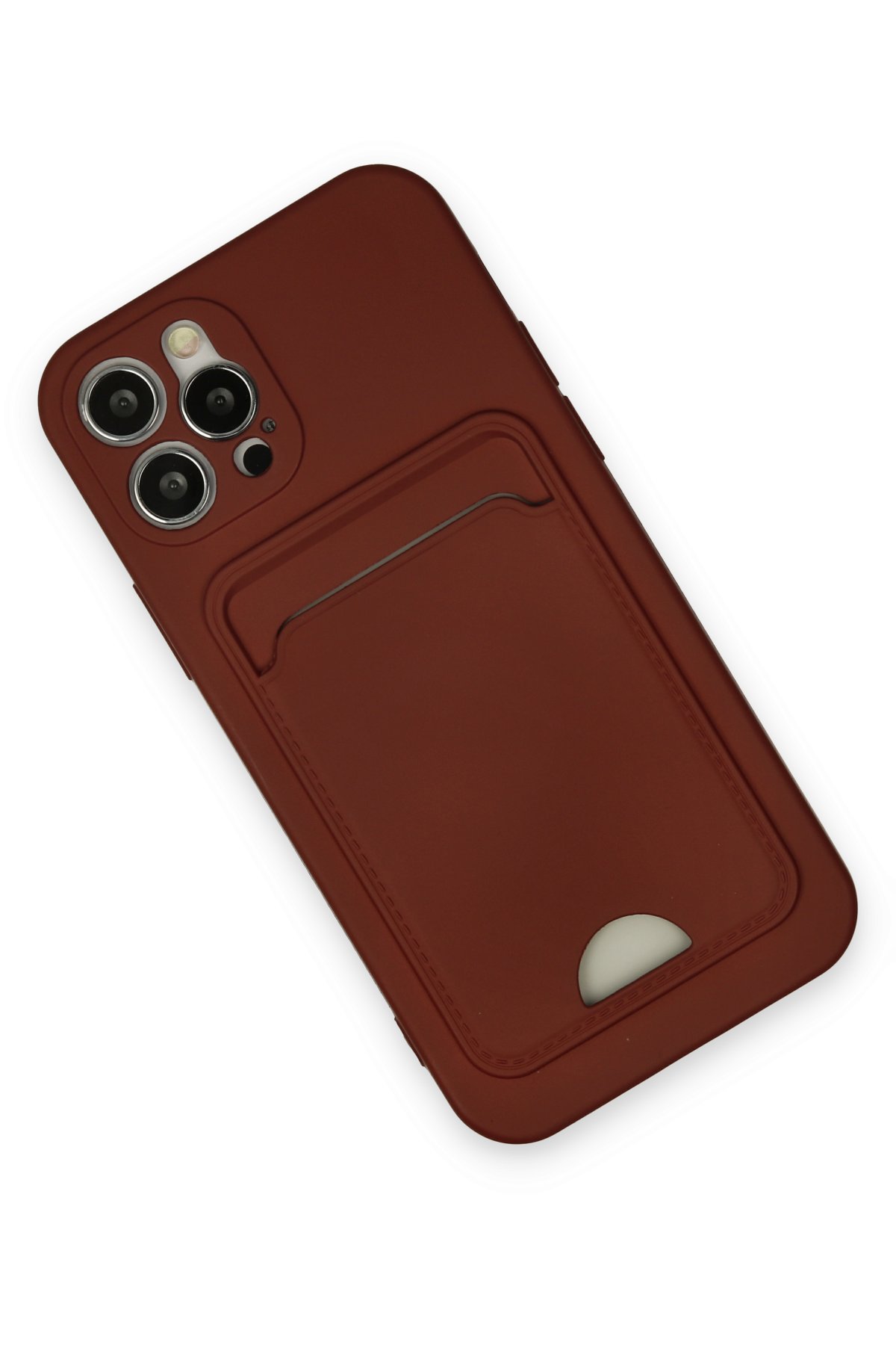 Newface iPhone 12 Pro Kılıf Platin Simli Silikon - Lacivert