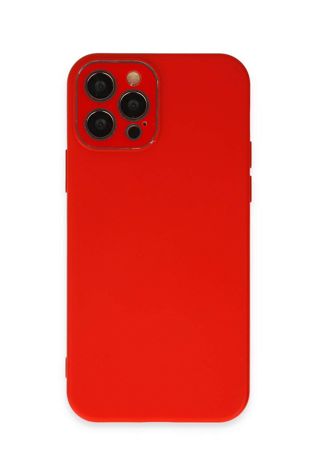 Newface iPhone 12 Pro Neon Fosforlu Kamera Lens - Sarı