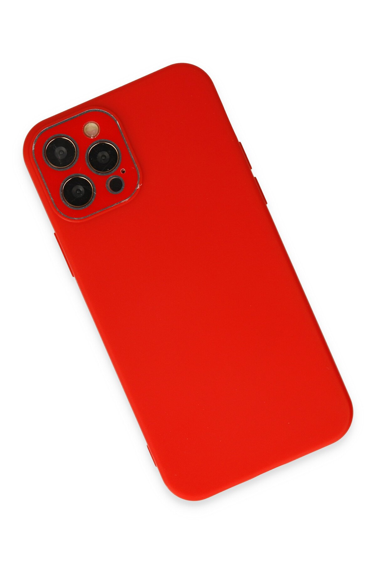 Newface iPhone 12 Pro Neon Fosforlu Kamera Lens - Sarı