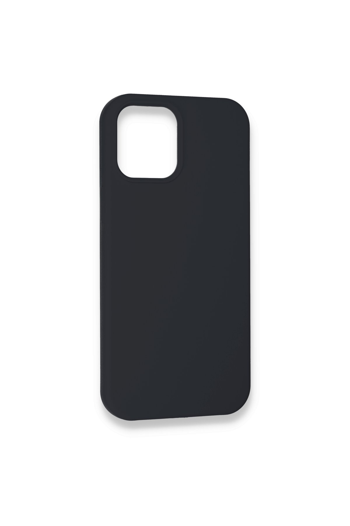 Newface iPhone 12 Pro Max Kılıf Asya Deri Silikon - Siyah