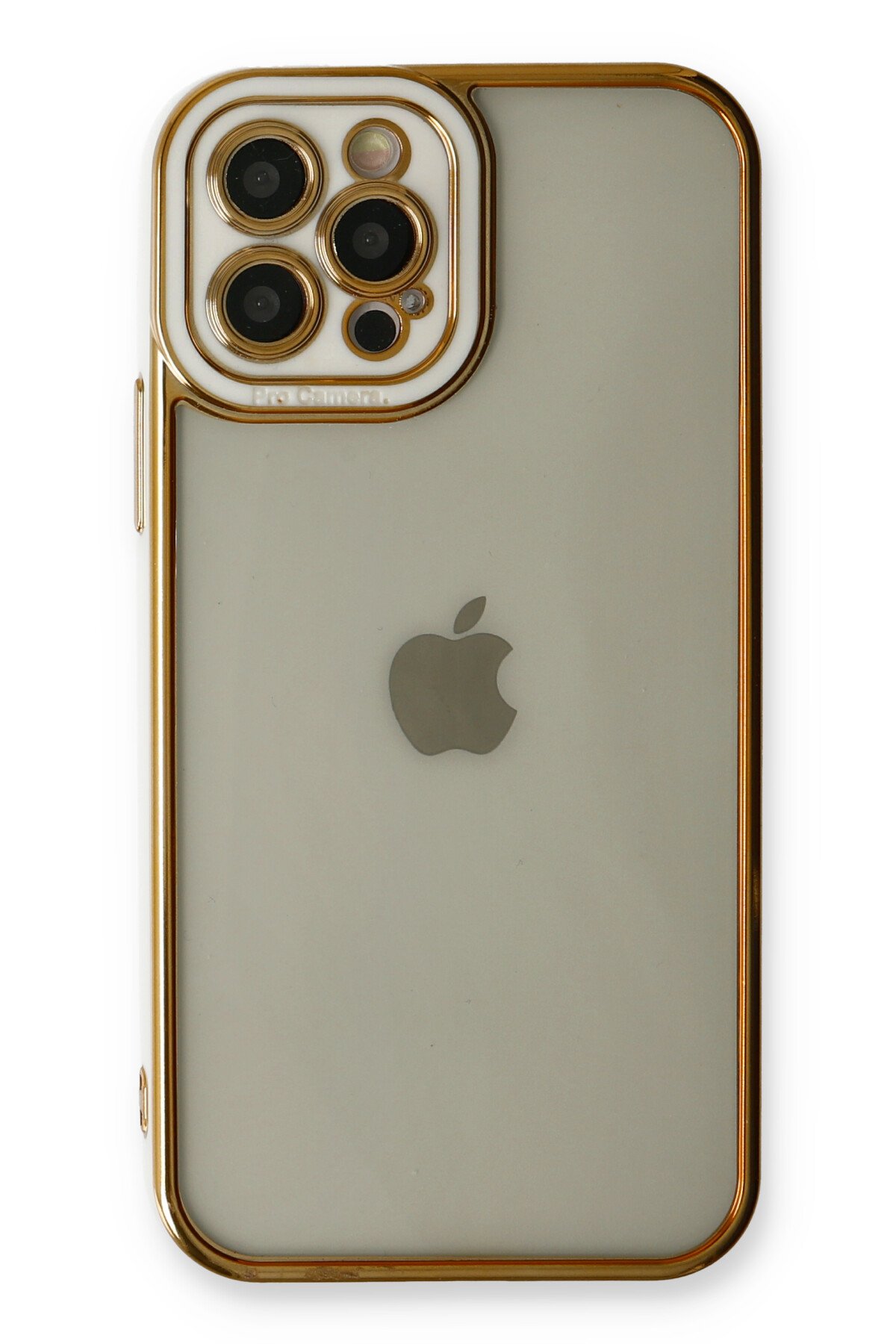 Newface iPhone 12 Pro Max Metal Kamera Lens - Gümüş
