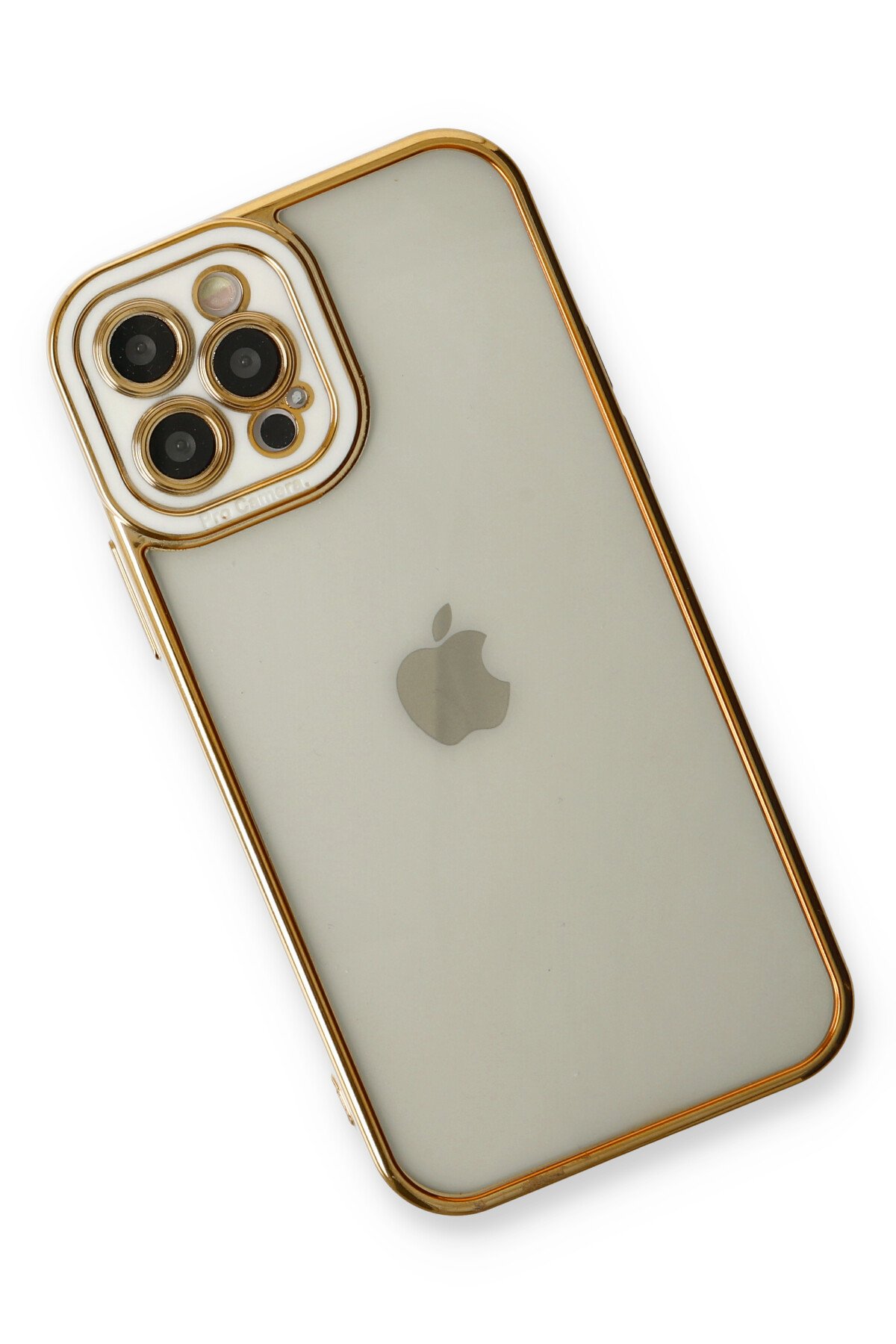 Newface iPhone 12 Pro Max Metal Kamera Lens - Gümüş