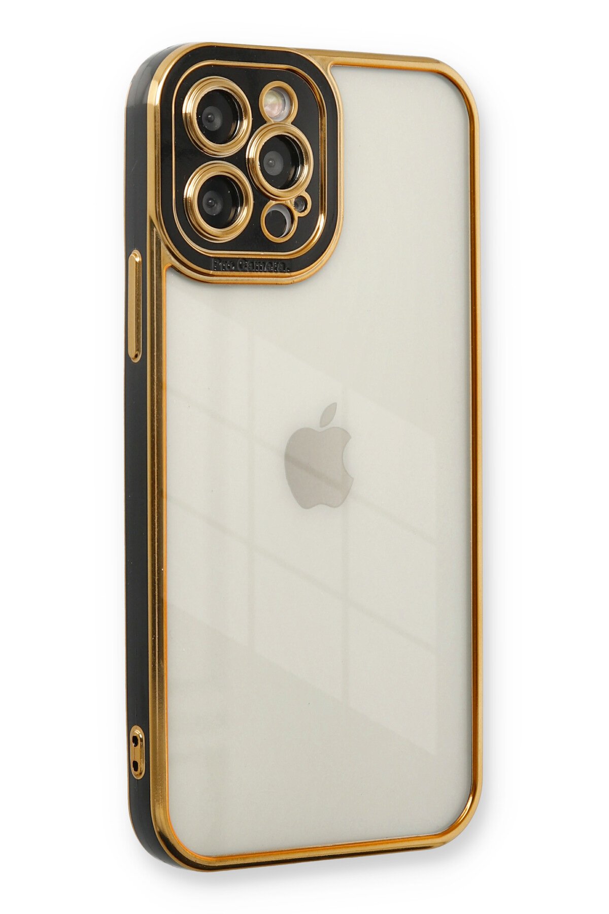 Newface iPhone 12 Pro Max Kılıf Moda Simli Kapak - Mavi