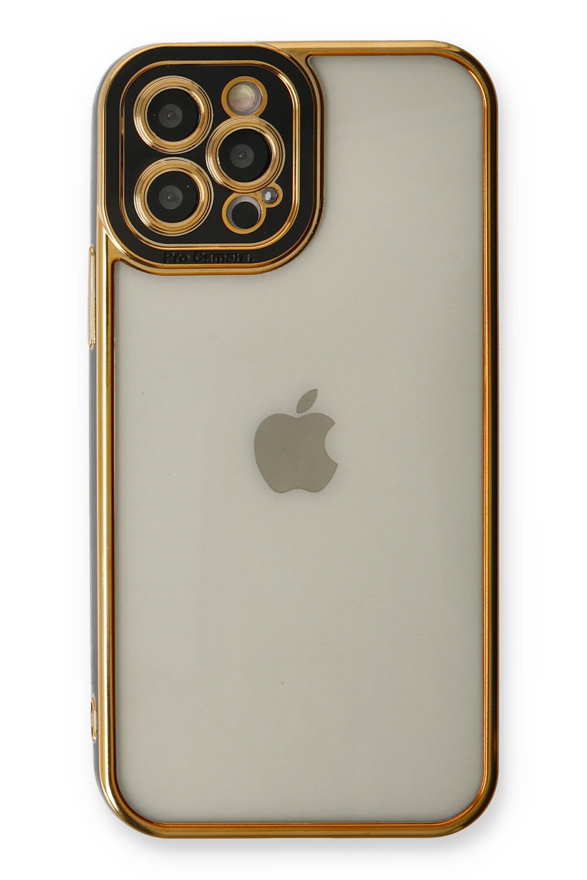 Newface iPhone 12 Pro Max Kılıf Moda Simli Kapak - Mavi