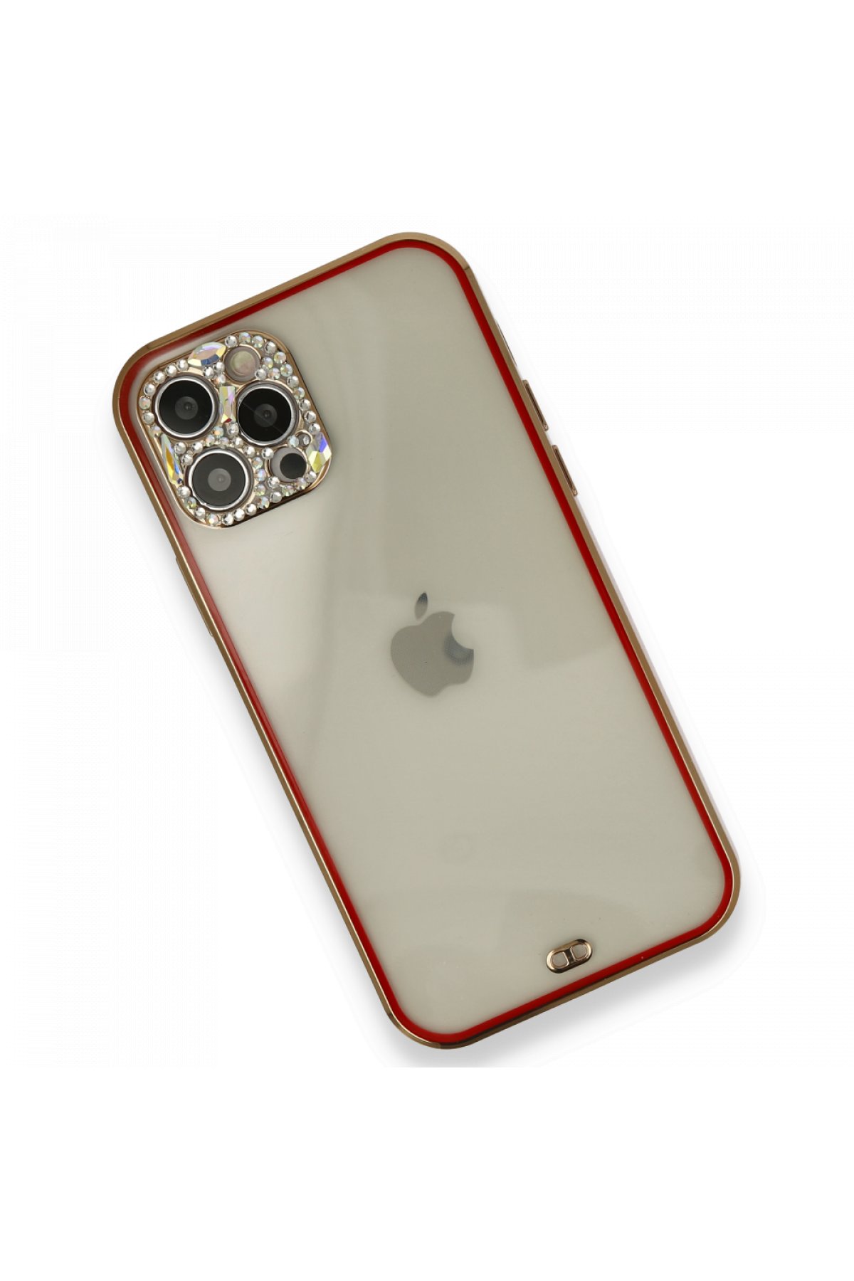 Newface iPhone 12 Pro Kılıf Liva Lens Silikon - Siyah