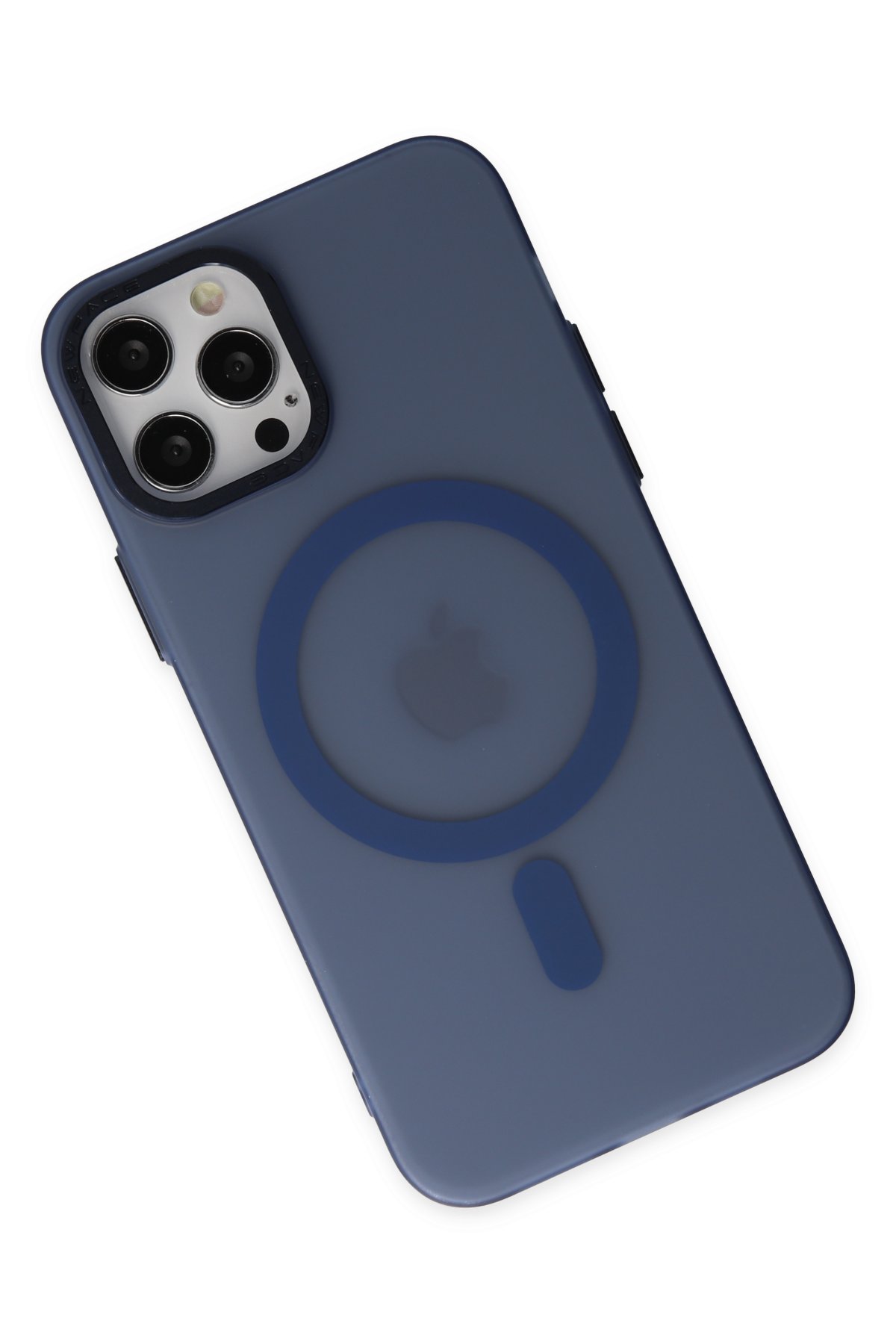 Newface iPhone 12 Pro Kılıf Nano içi Kadife Silikon - Gri