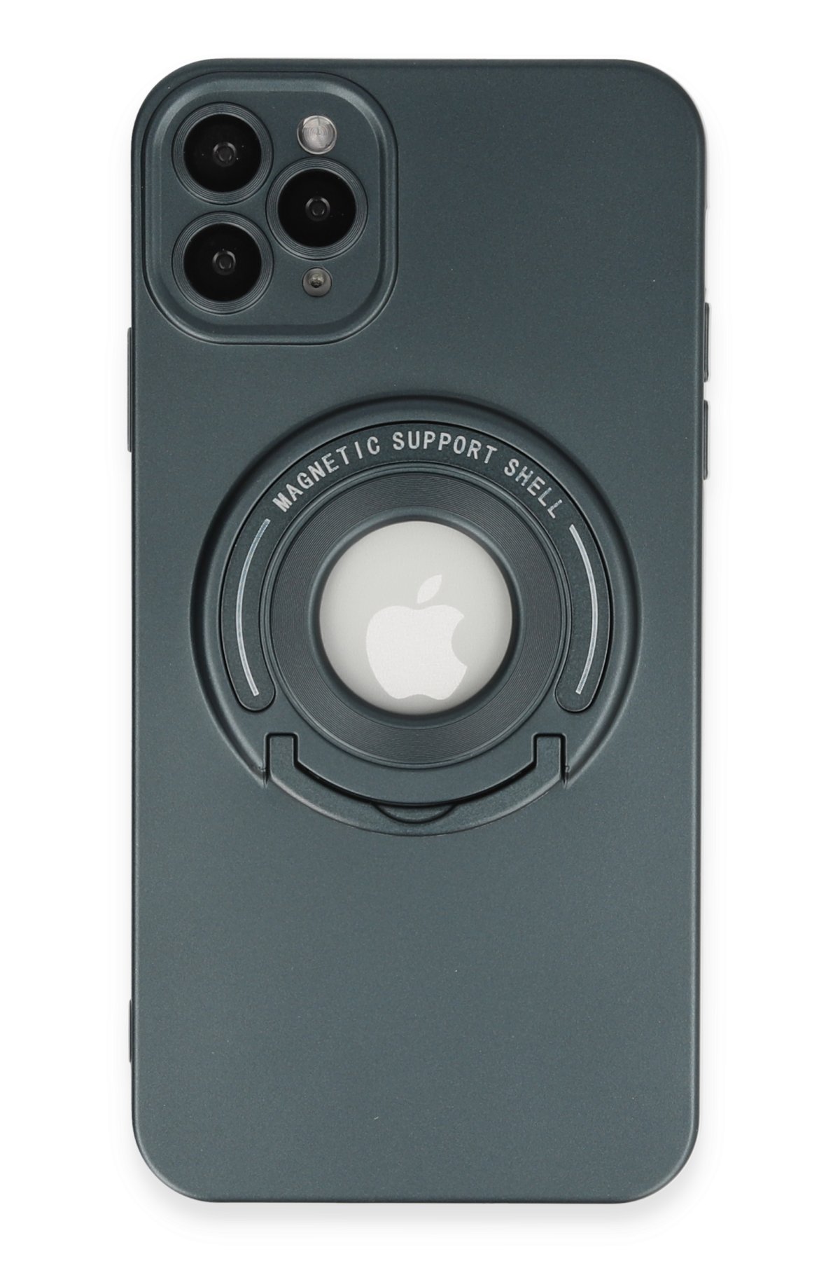 Newface iPhone 12 Pro Kılıf Simli Katmanlı Silikon - Kırmızı