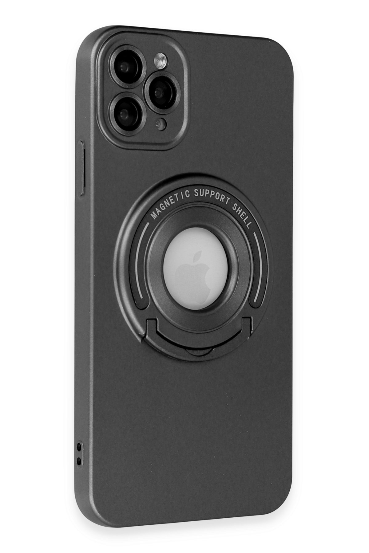 Newface iPhone 12 Pro Kılıf Nano içi Kadife Silikon - Lila