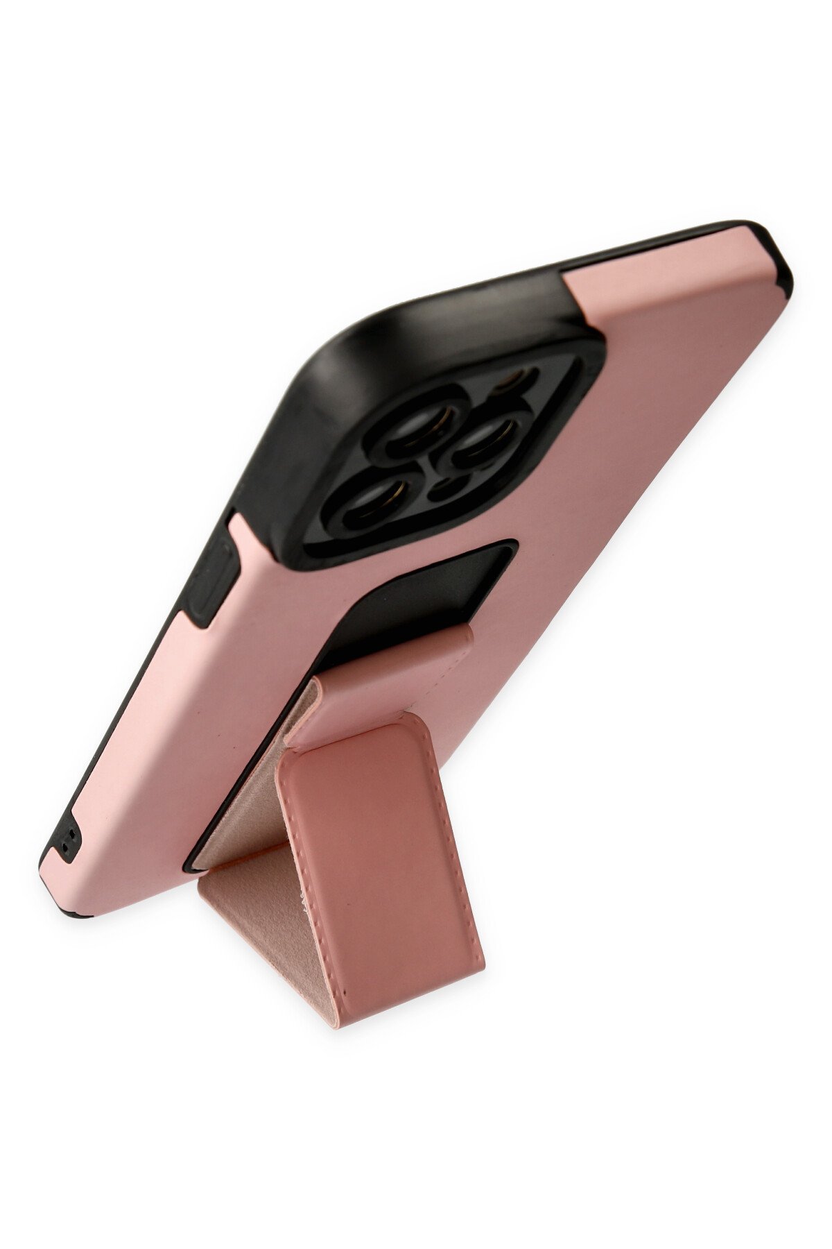 Newface iPhone 12 Pro Kılıf Coco Deri Silikon Kapak - Mor