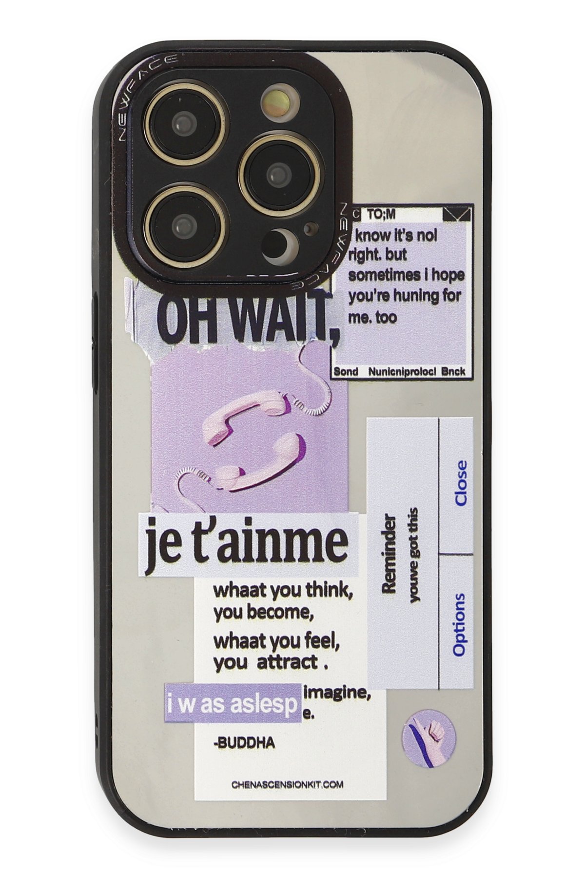 Newface iPhone 12 Pro Kılıf Platin Simli Silikon - Mavi