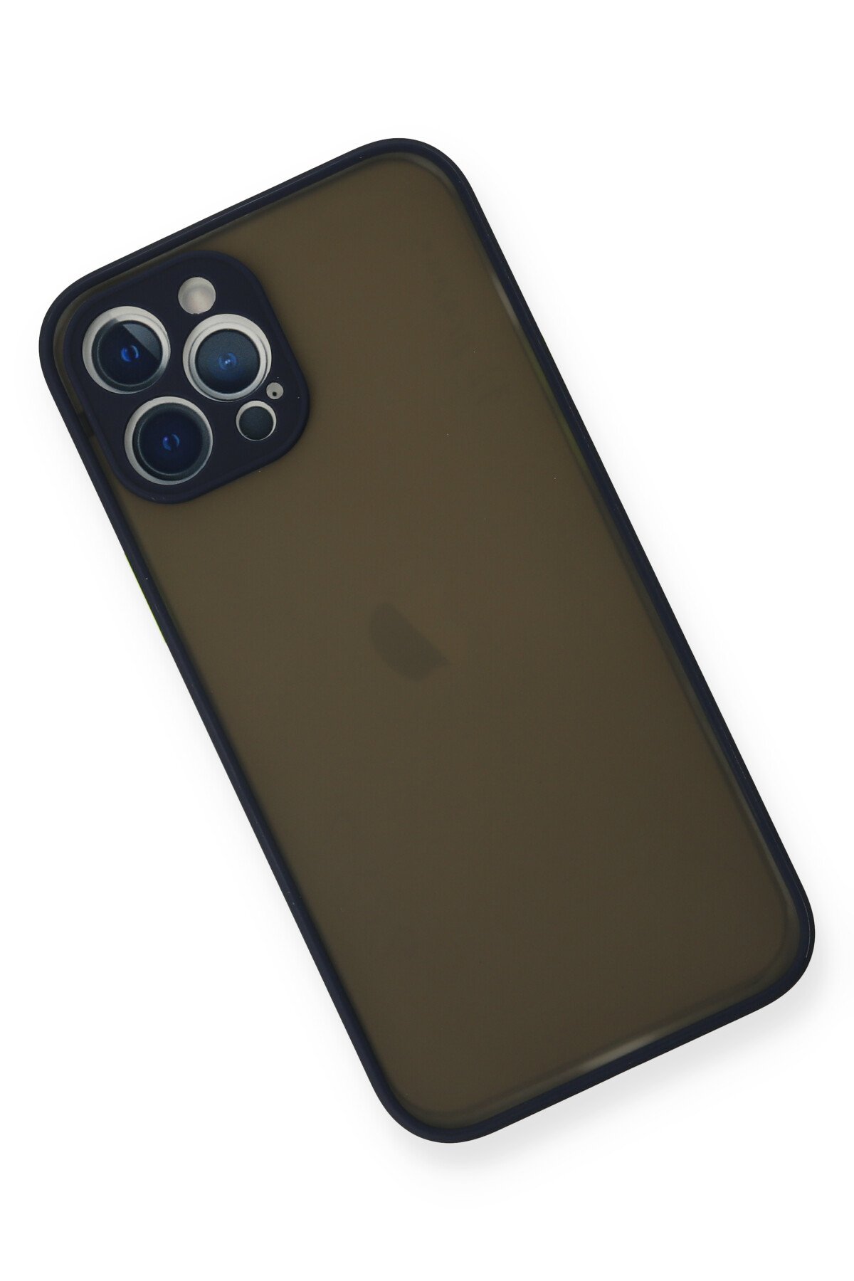 Newface iPhone 12 Pro Kılıf Nano içi Kadife Silikon - Yeşil