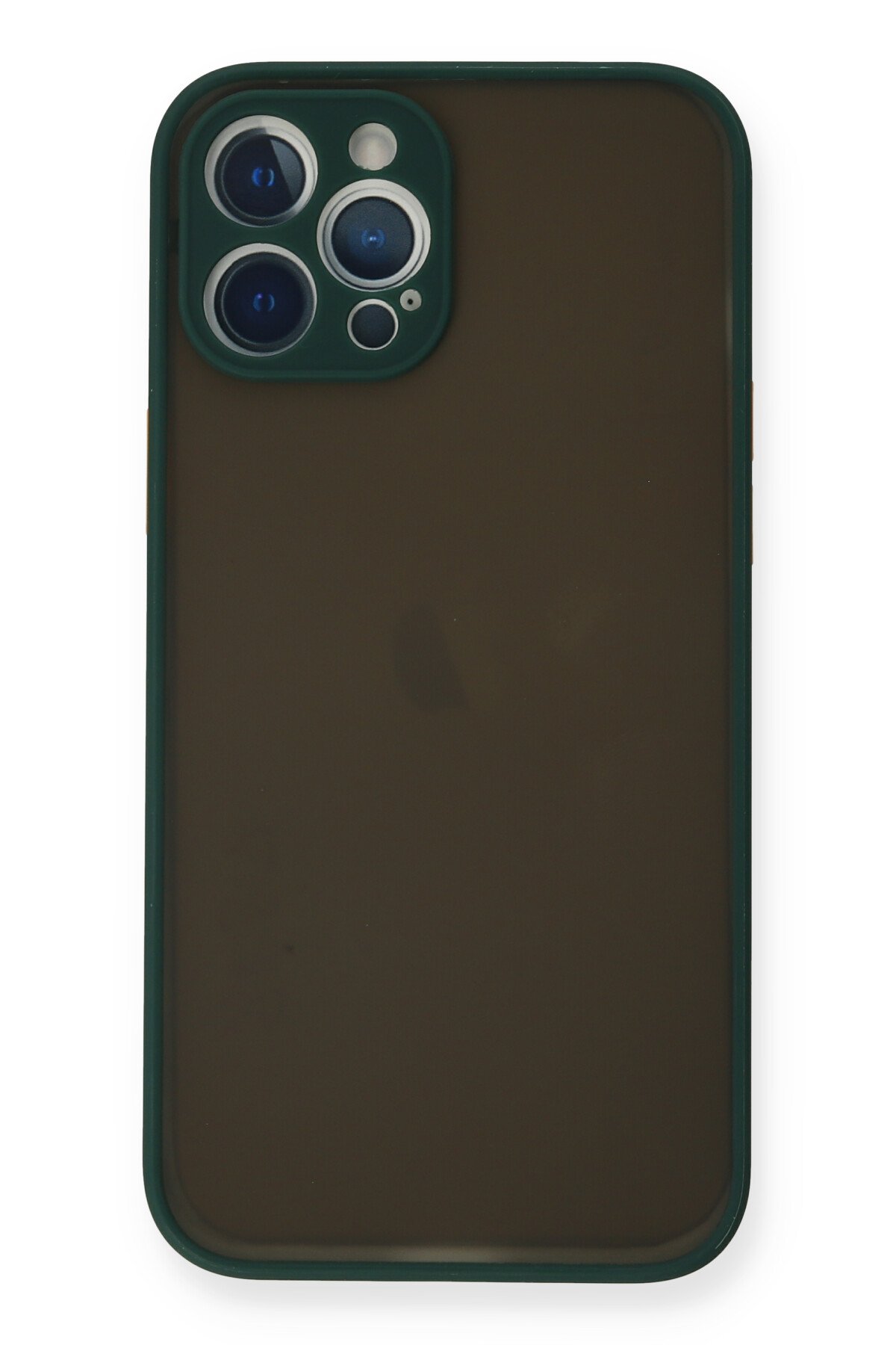 Newface iPhone 12 Pro Kılıf Lansman Glass Kapak - Mavi