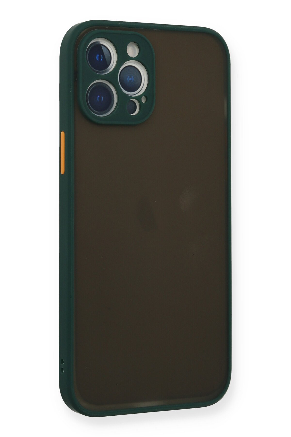 Newface iPhone 12 Pro Kılıf Lansman Glass Kapak - Mavi