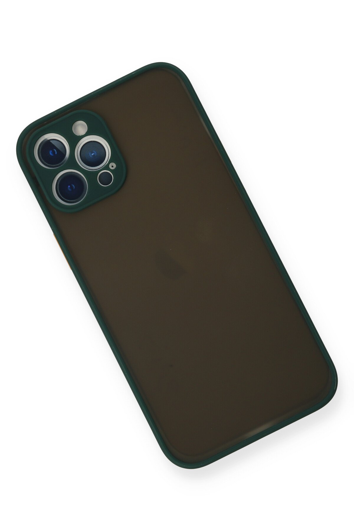 Newface iPhone 12 Pro Kılıf Lansman Glass Kapak - Mavi