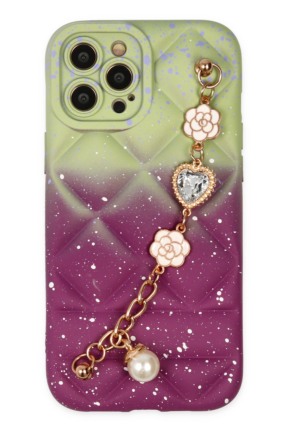 Newface iPhone 12 Pro Kılıf Color Lens Silikon - Kırmızı