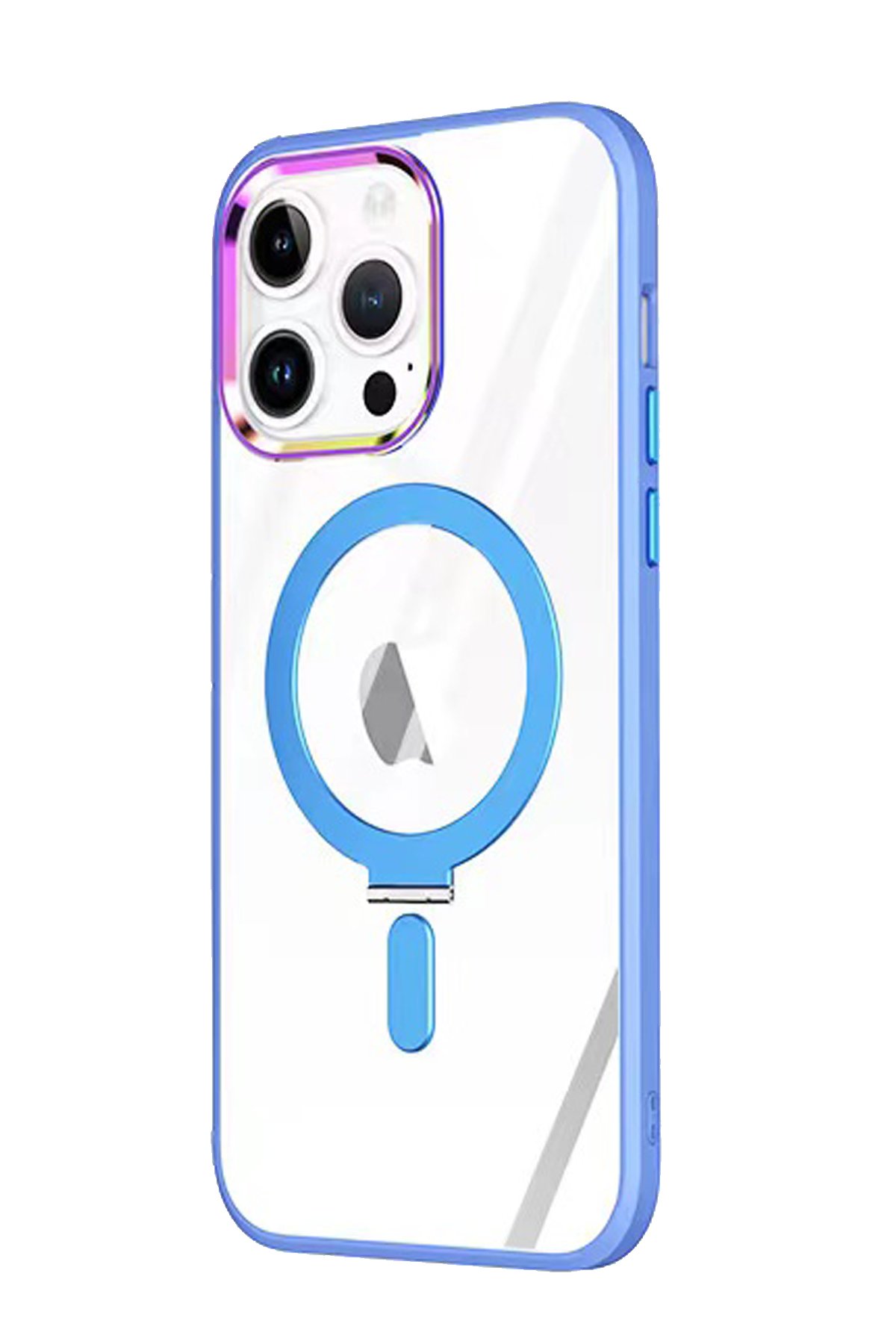 Newface iPhone 12 Pro Kılıf Elegant Kapak - Pudra