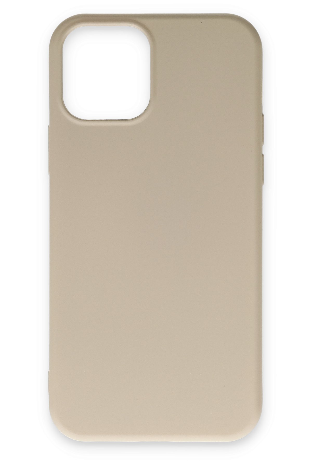 Newface iPhone 12 Pro Kılıf Platin Kamera Koruma Silikon - Siyah