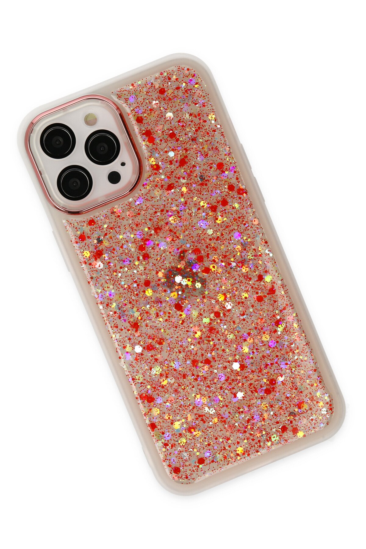 Newface iPhone 12 Pro Kılıf Miami Şeffaf Silikon - Lila