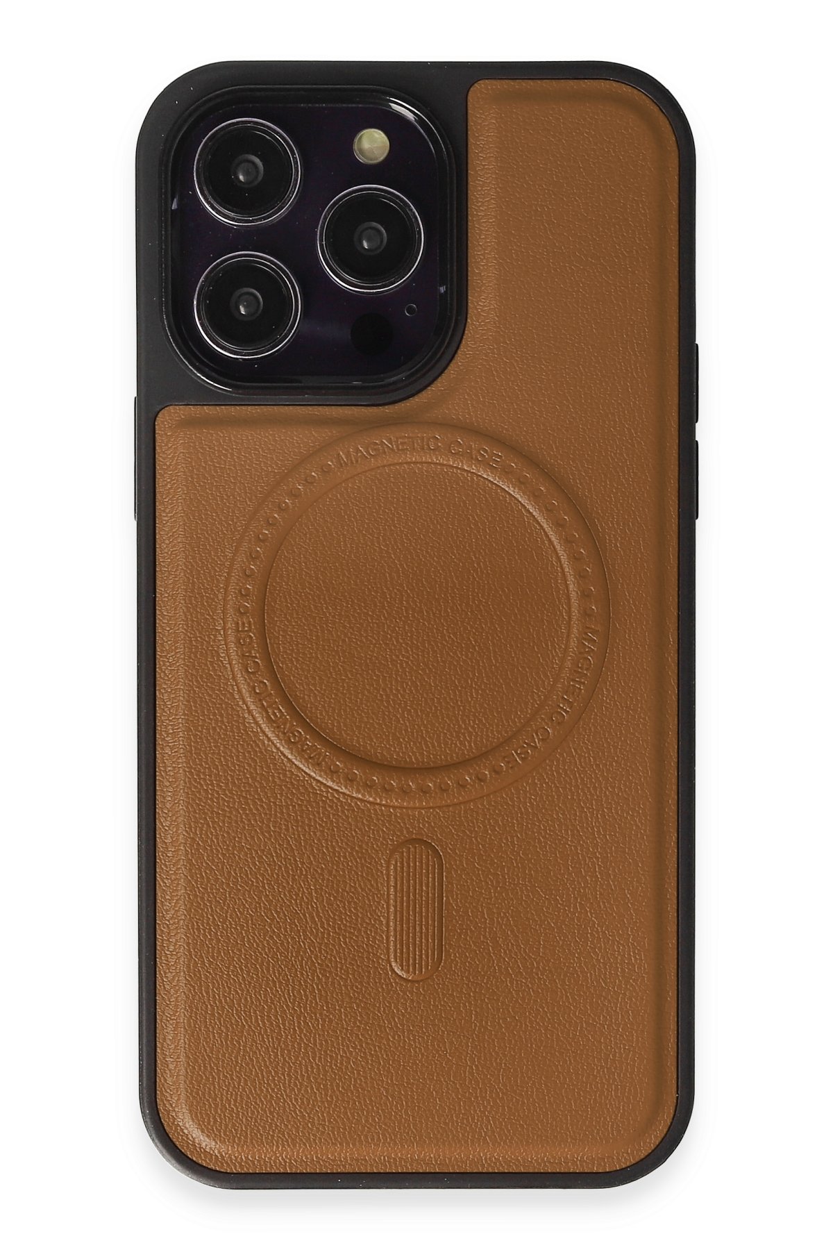 Newface iPhone 12 Pro Kılıf Kross Magneticsafe Kapak - Kırmızı