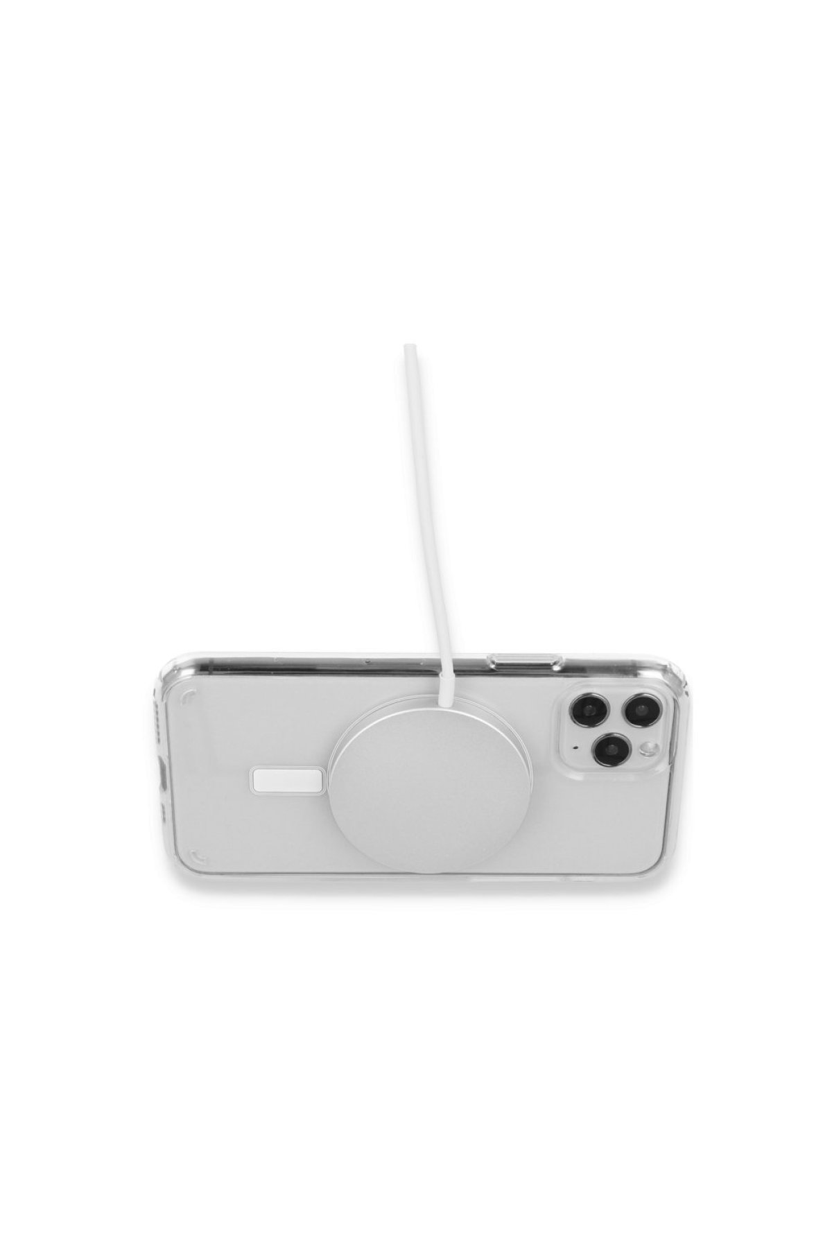 Newface iPhone 12 Pro Kılıf Divo Lazer Askılı Magsafe Kapak - Derin Mor
