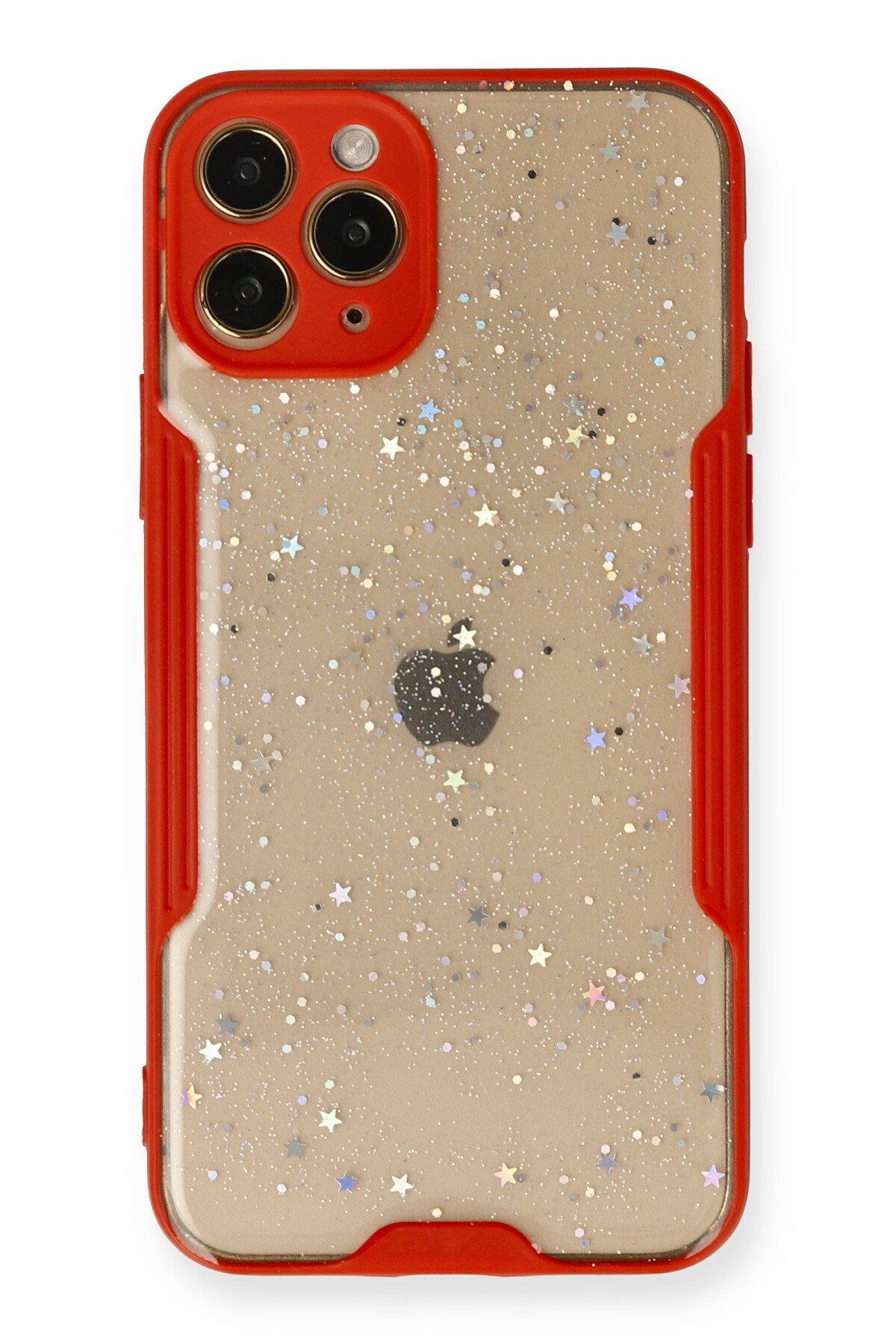 Newface iPhone 12 Pro Kılıf Zegna Yüzüklü Silikon Kapak - Kırmızı