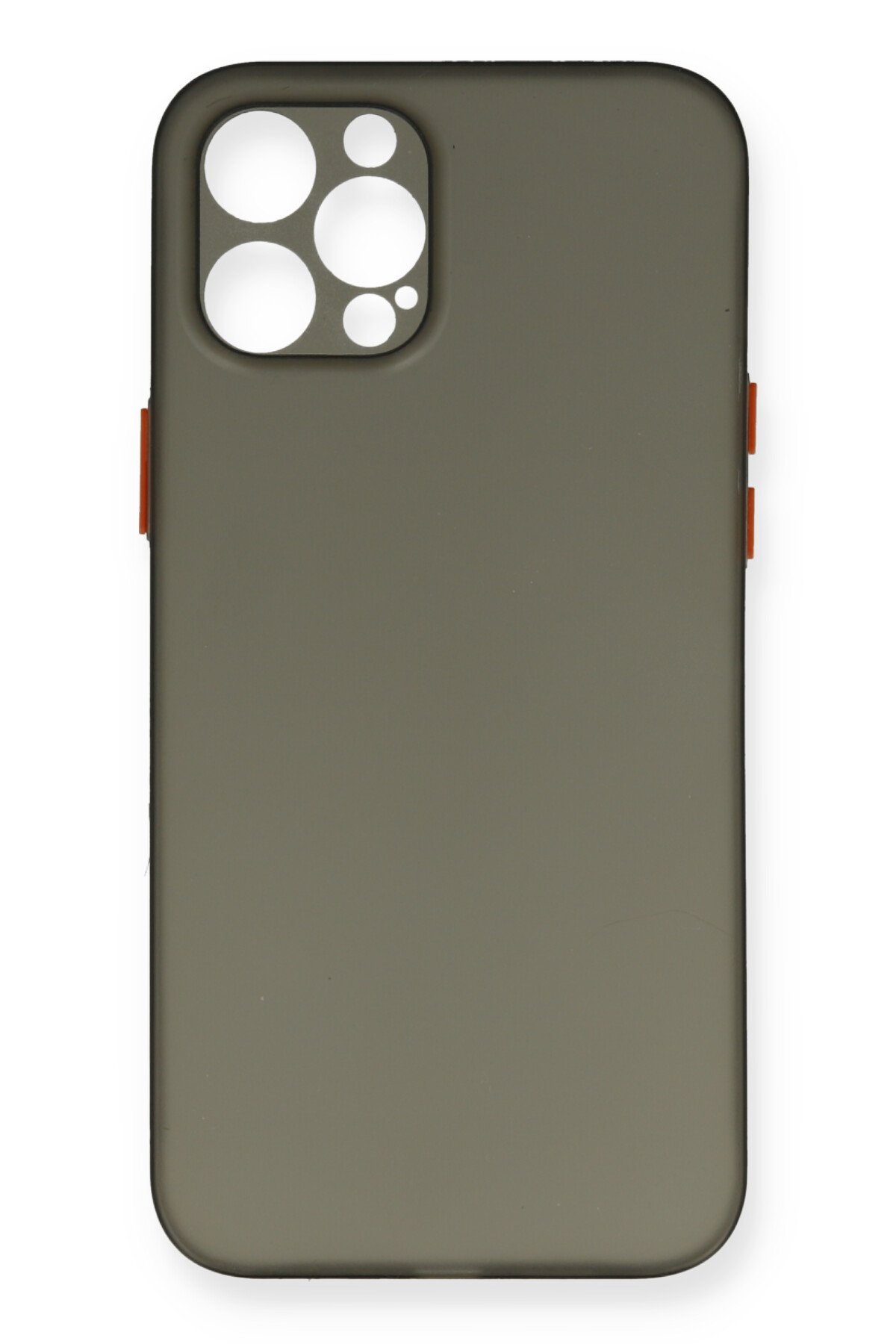 Newface iPhone 12 Pro Kılıf Zegna Yüzüklü Silikon Kapak - Siyah