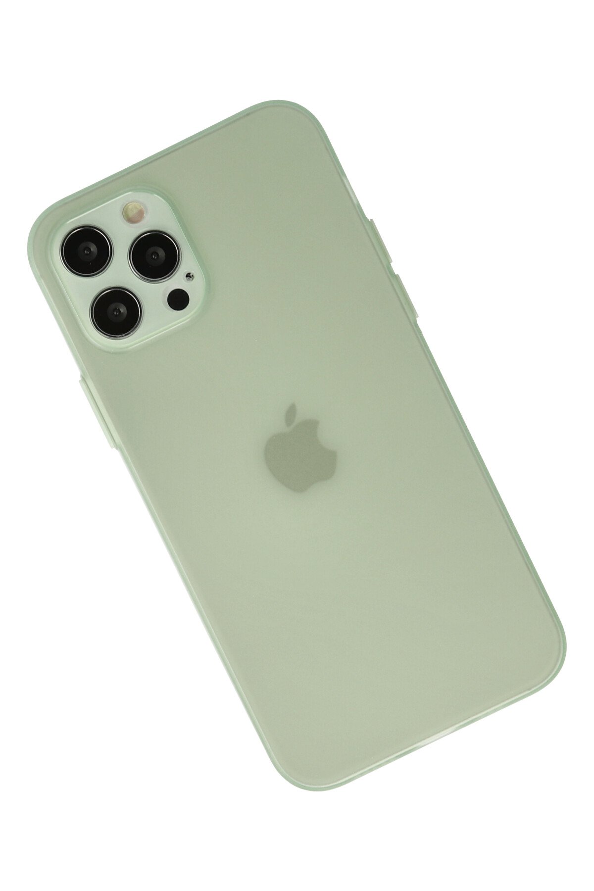Newface iPhone 12 Pro Kılıf Zegna Yüzüklü Silikon Kapak - Rose