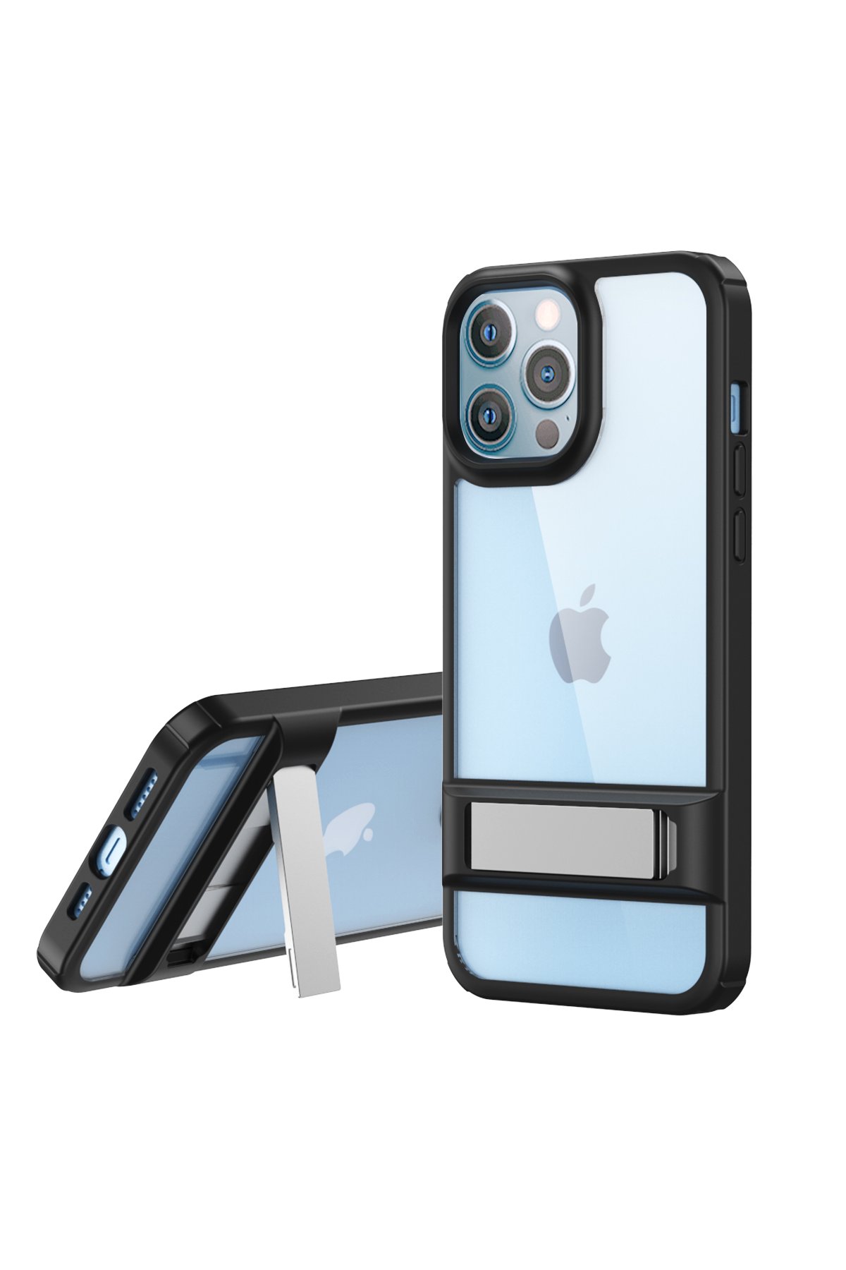 Newface iPhone 12 Pro Kılıf Store Silikon - Mavi