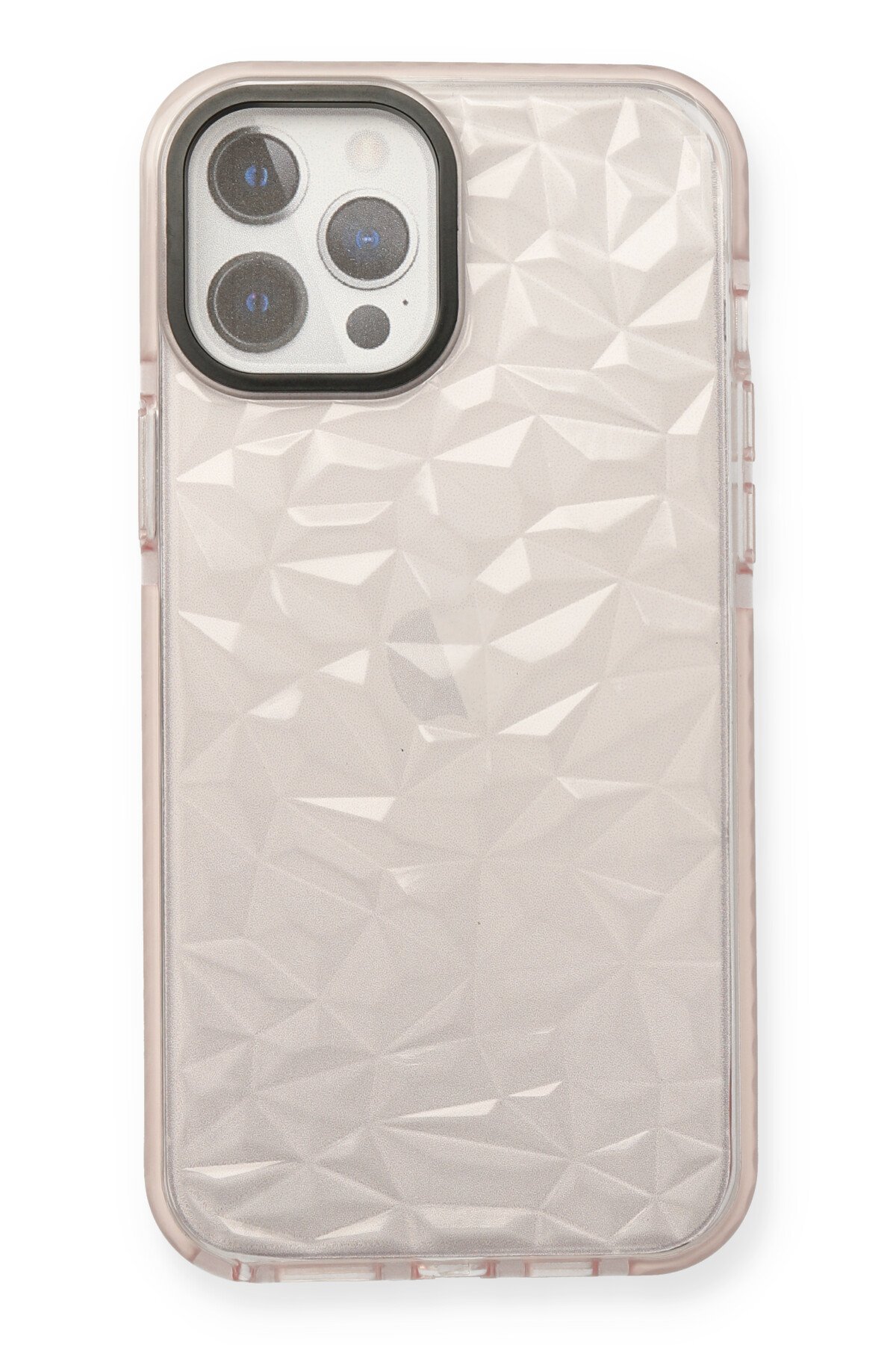 Newface iPhone 12 Pro Kılıf Nano içi Kadife  Silikon - Lacivert