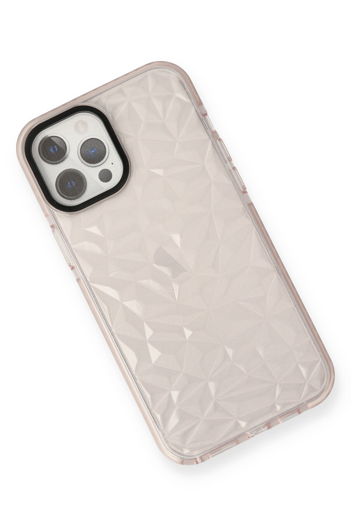 Newface iPhone 12 Pro Kılıf Nano içi Kadife  Silikon - Lacivert