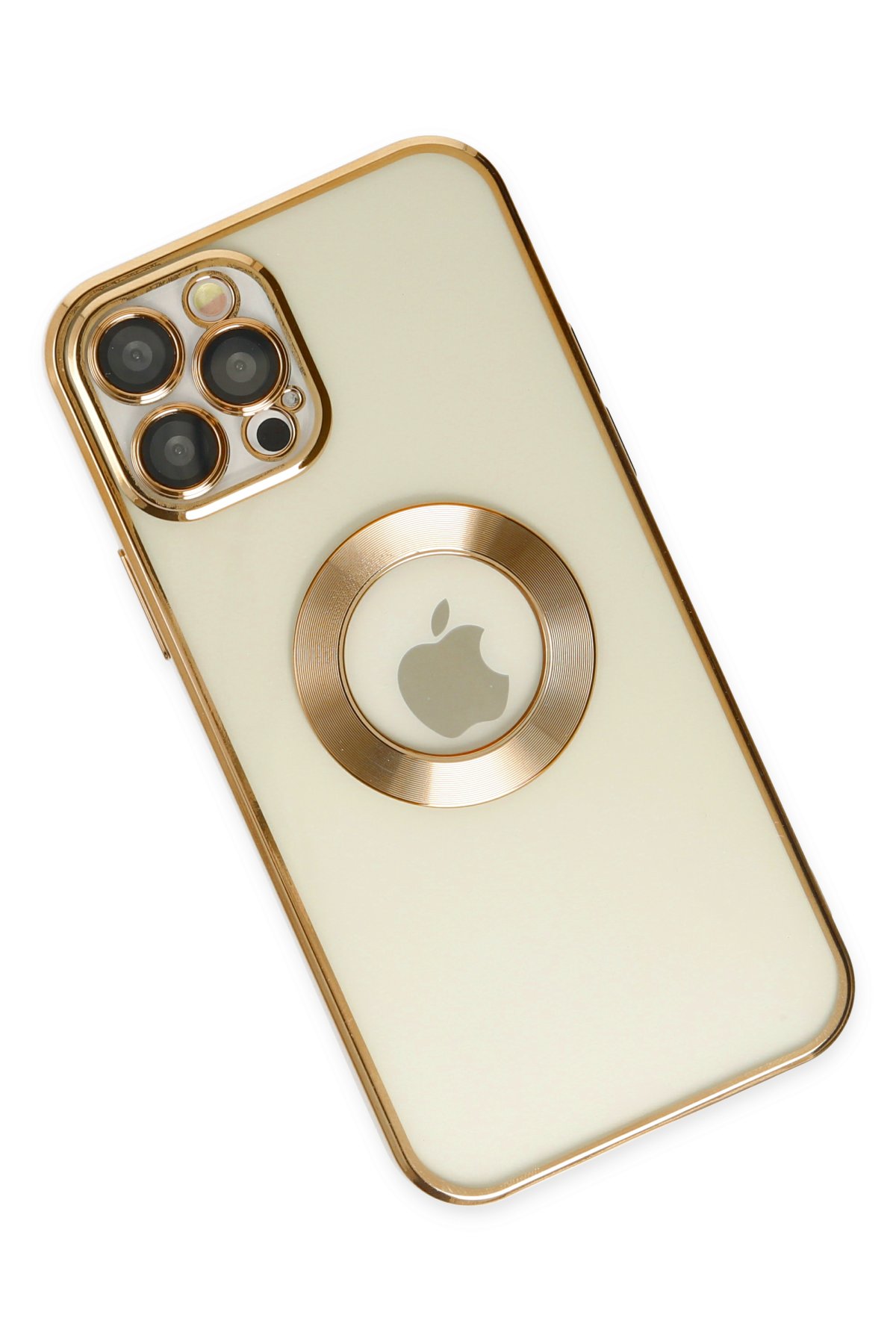 Newface iPhone 12 Pro Kılıf Magneticsafe Lazer Silikon - Siyah
