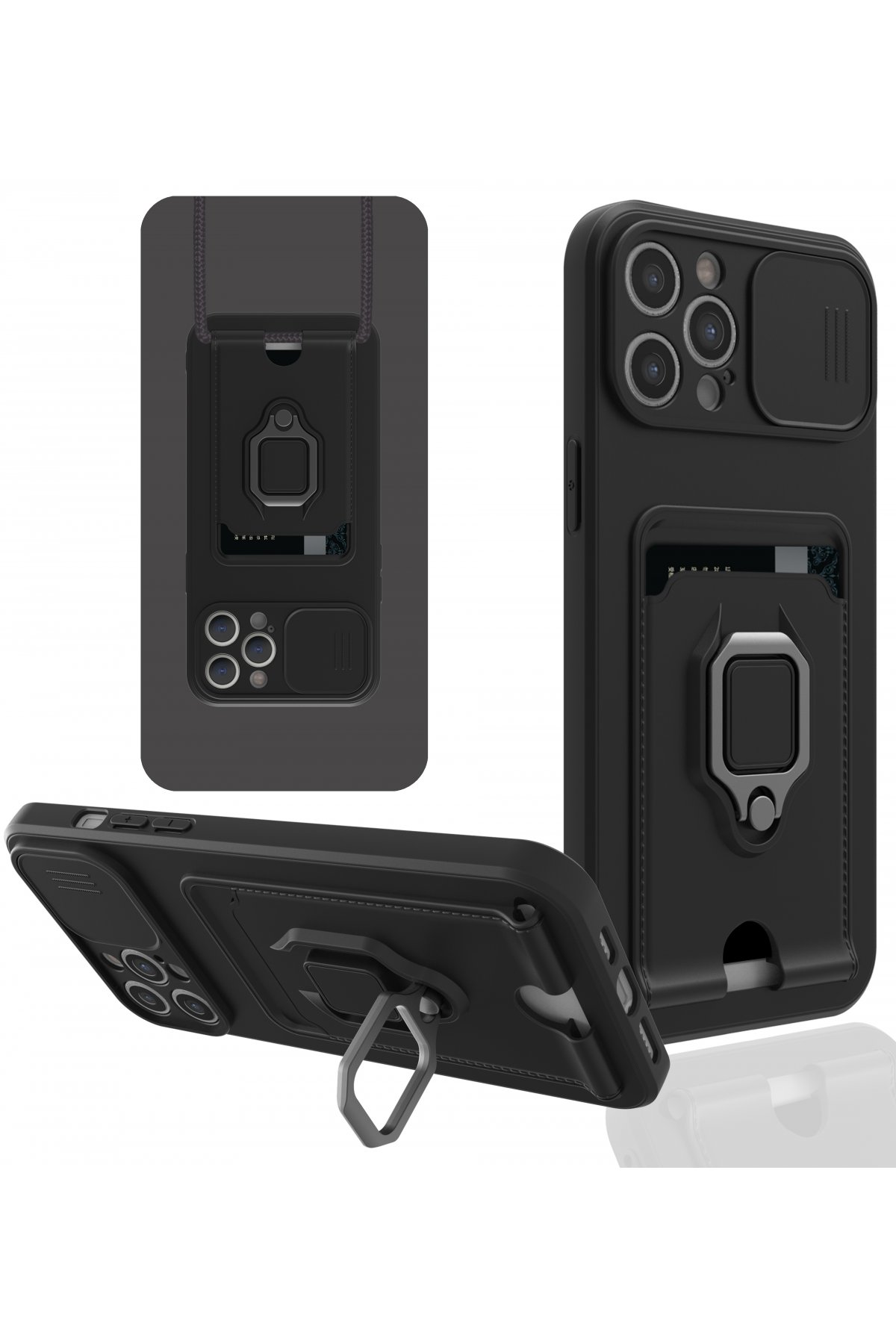 Newface iPhone 12 Pro Kılıf Apollo Magneticsafe Desenli Kapak - Apollo Şeffaf - 2