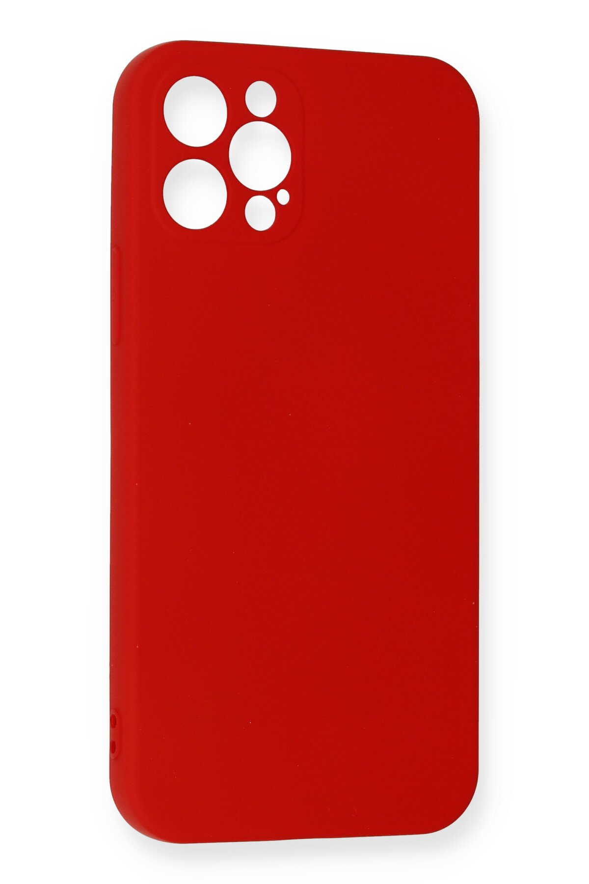 Newface iPhone 12 Pro Max Kılıf Coco Deri Standlı Kapak - Kırmızı