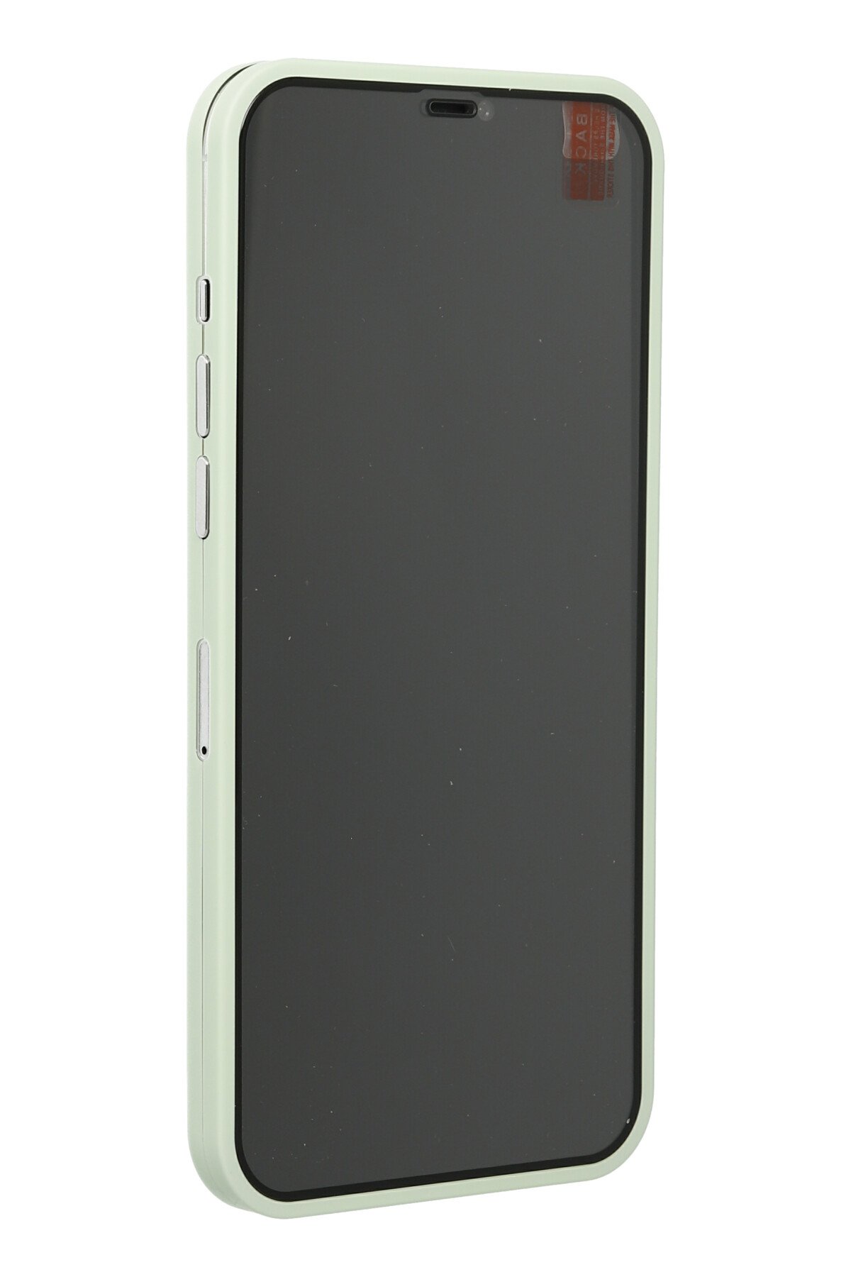 Newface iPhone 12 Pro Max Kılıf Zegna Yüzüklü Silikon Kapak - Gümüş