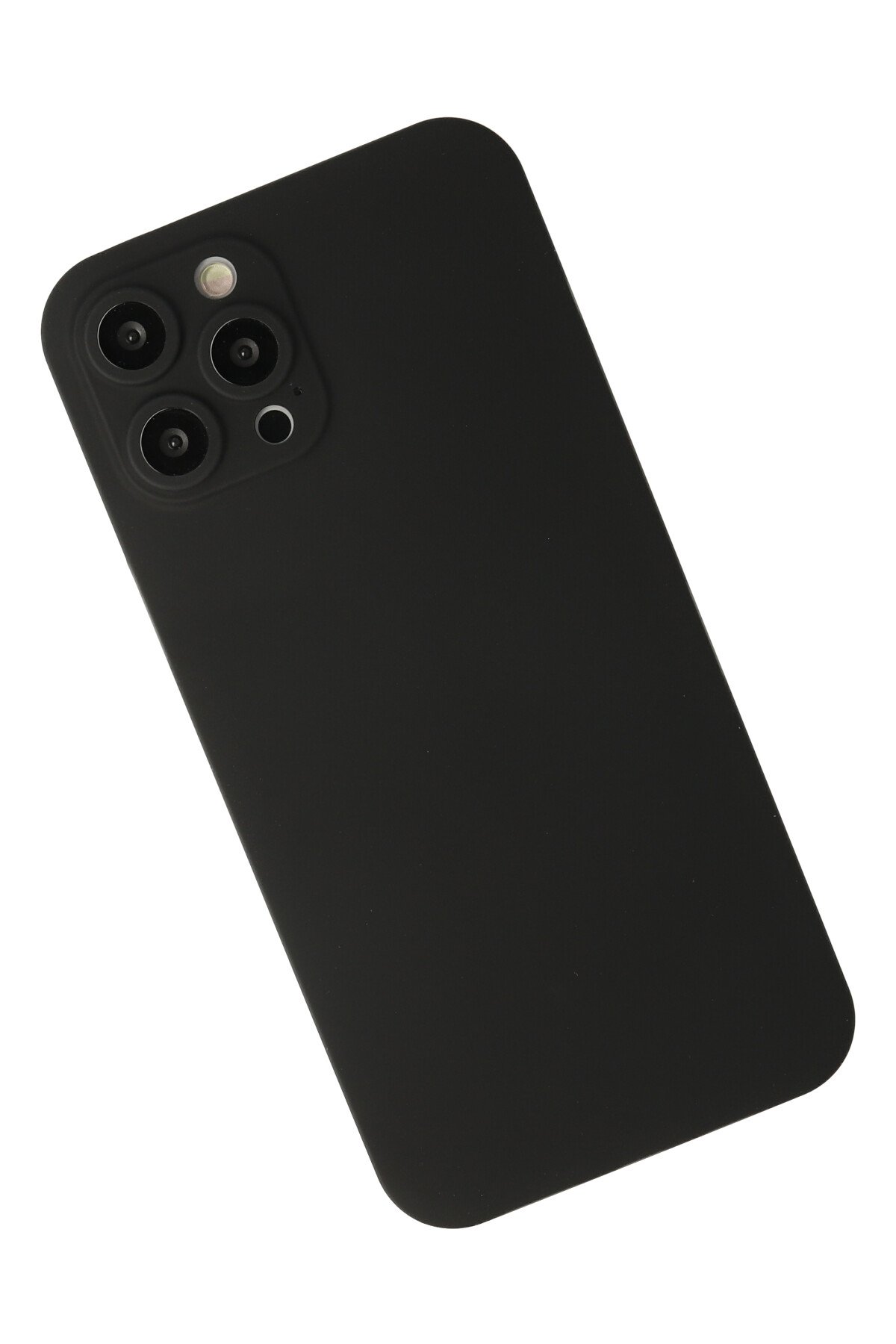 Newface iPhone 12 Pro Max Kılıf Coco Deri Silikon Kapak - Açık Mavi