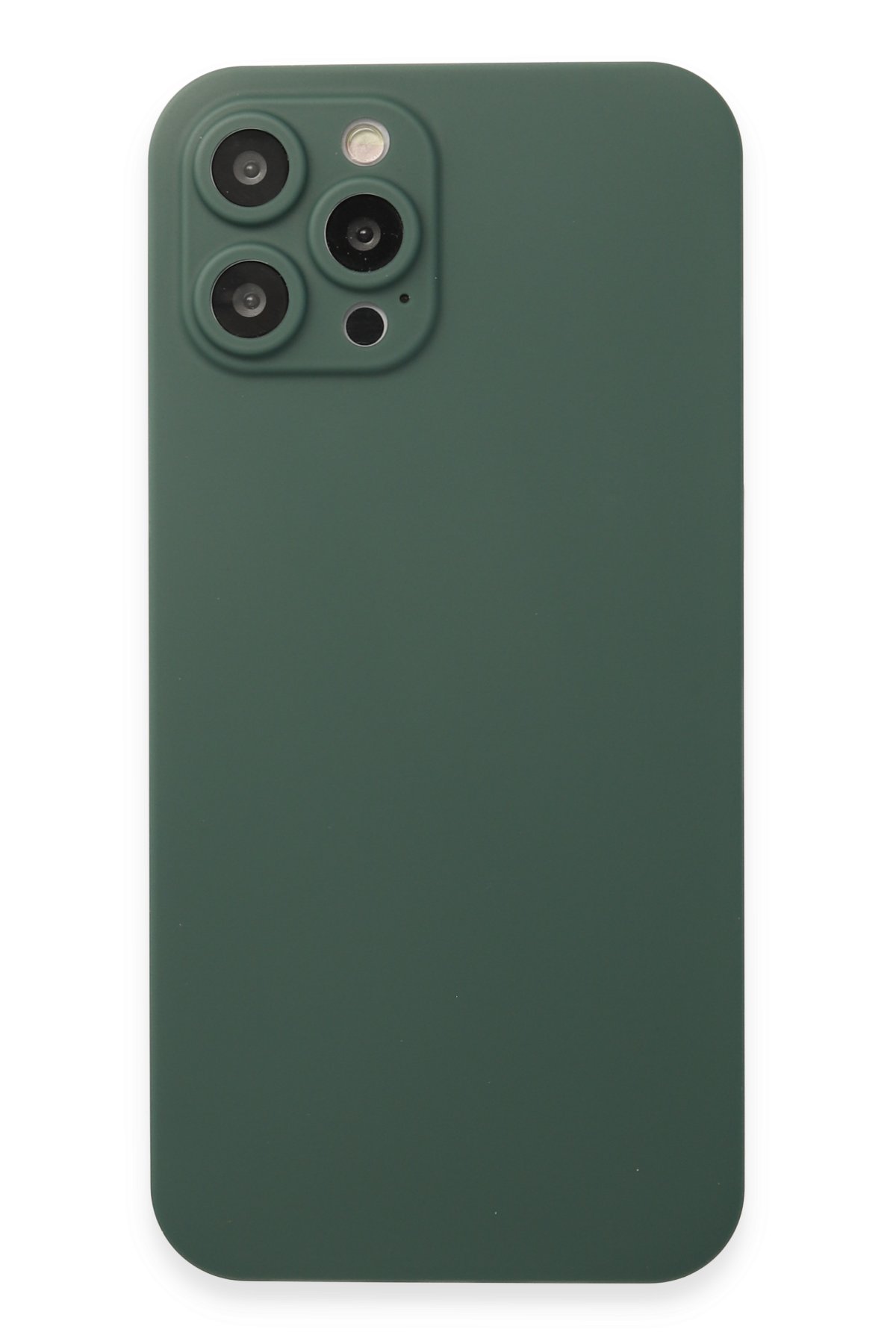 Newface iPhone 12 Pro Max Kılıf Slot Silikon - Köknar Yeşili