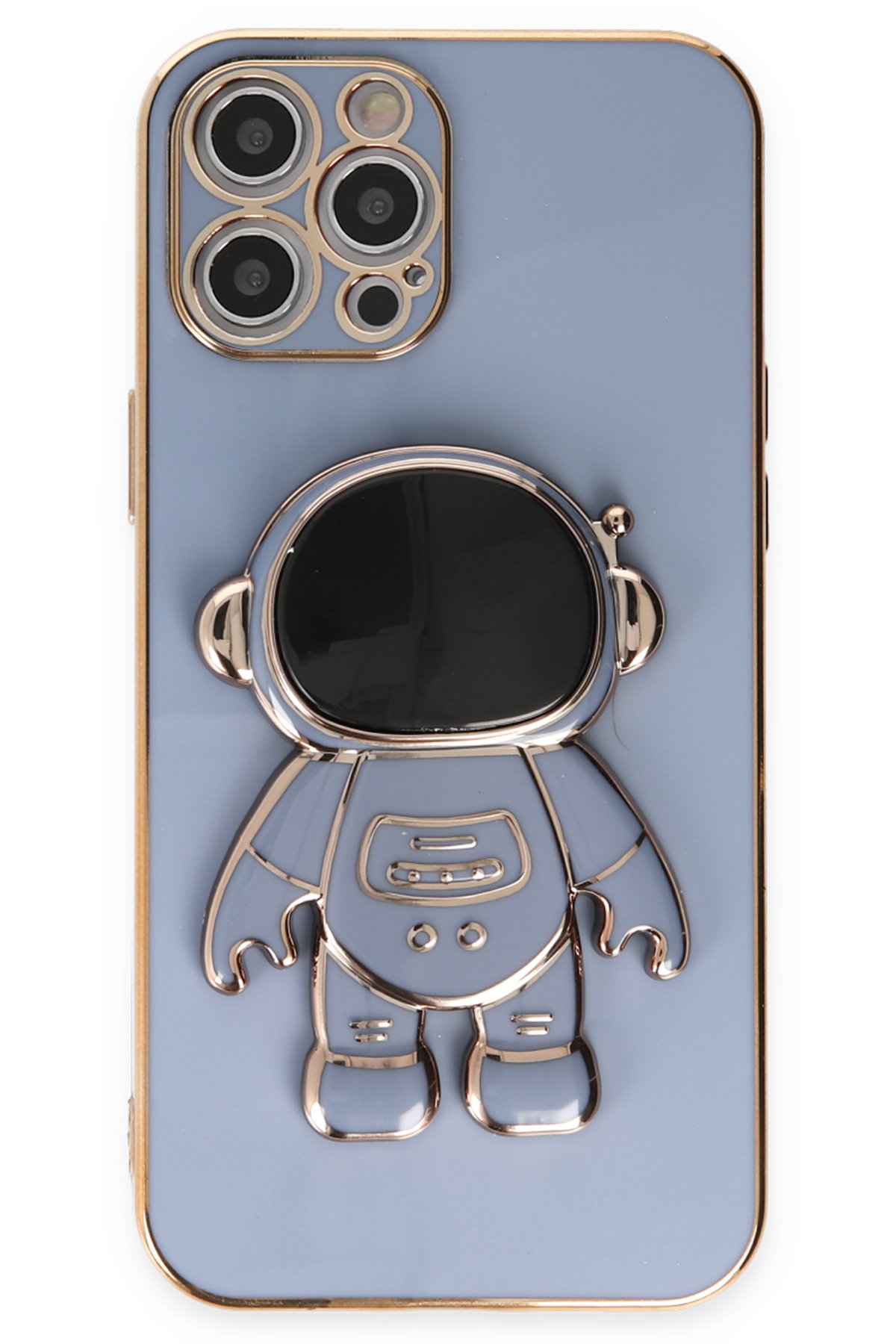 Newface iPhone 12 Pro Max Valdez Metal Kamera Lens - Siyah