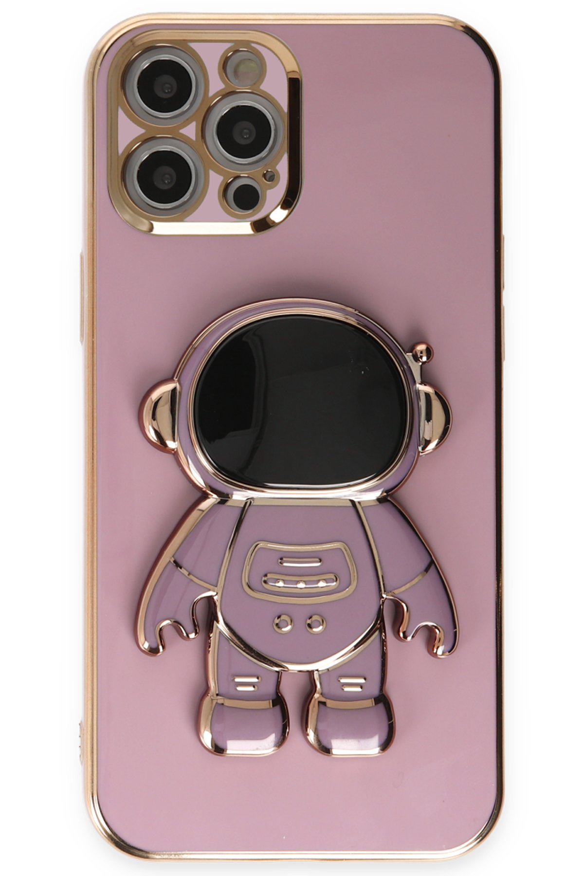 Newface iPhone 12 Pro Max Kılıf Liva Lens Silikon - Beyaz