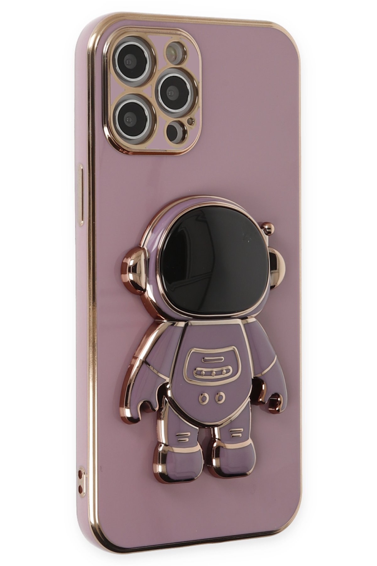 Newface iPhone 12 Pro Max Kılıf Liva Lens Silikon - Beyaz