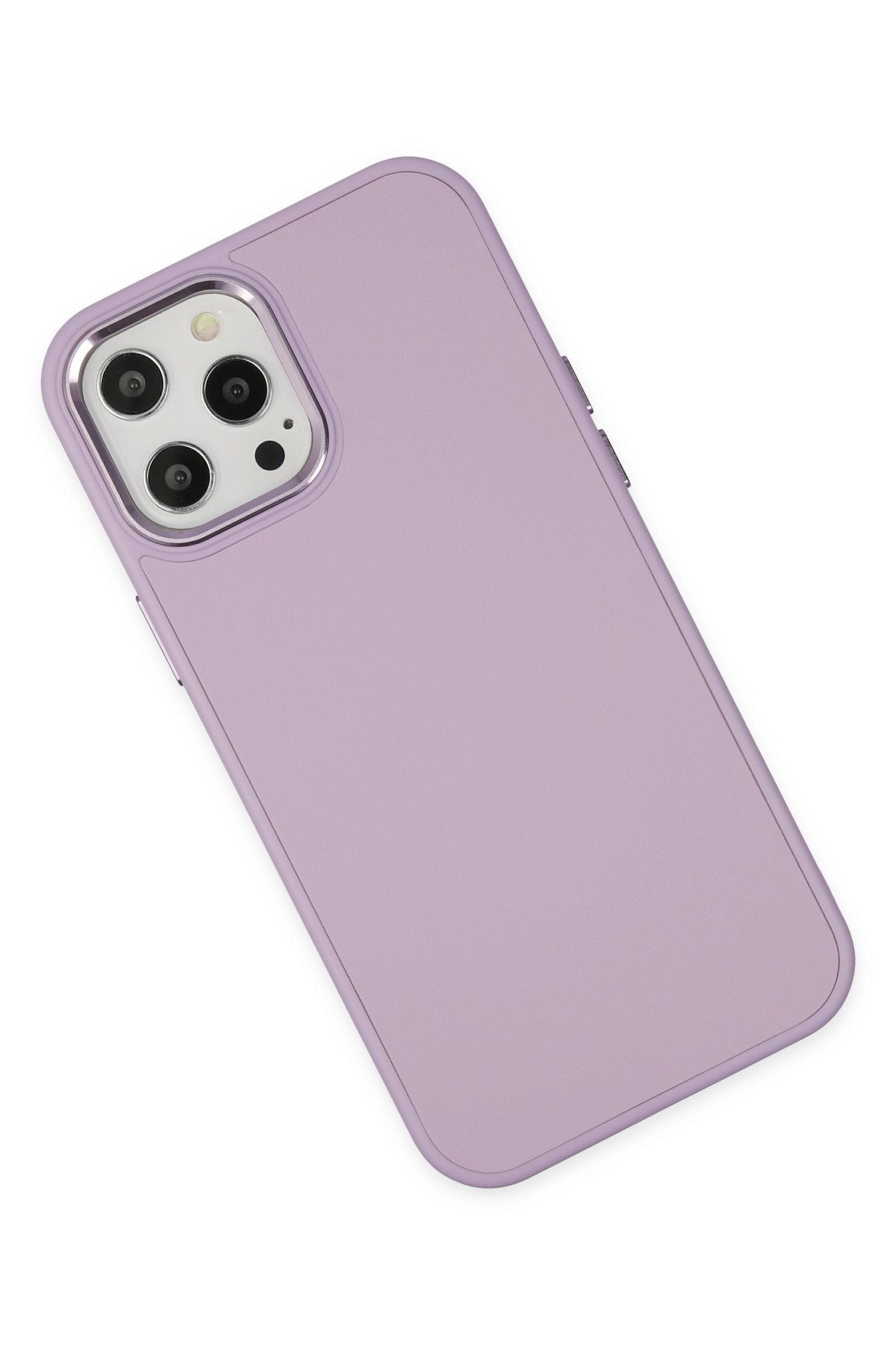 Newface iPhone 12 Pro Max Kılıf Platin Kamera Koruma Silikon - Sarı