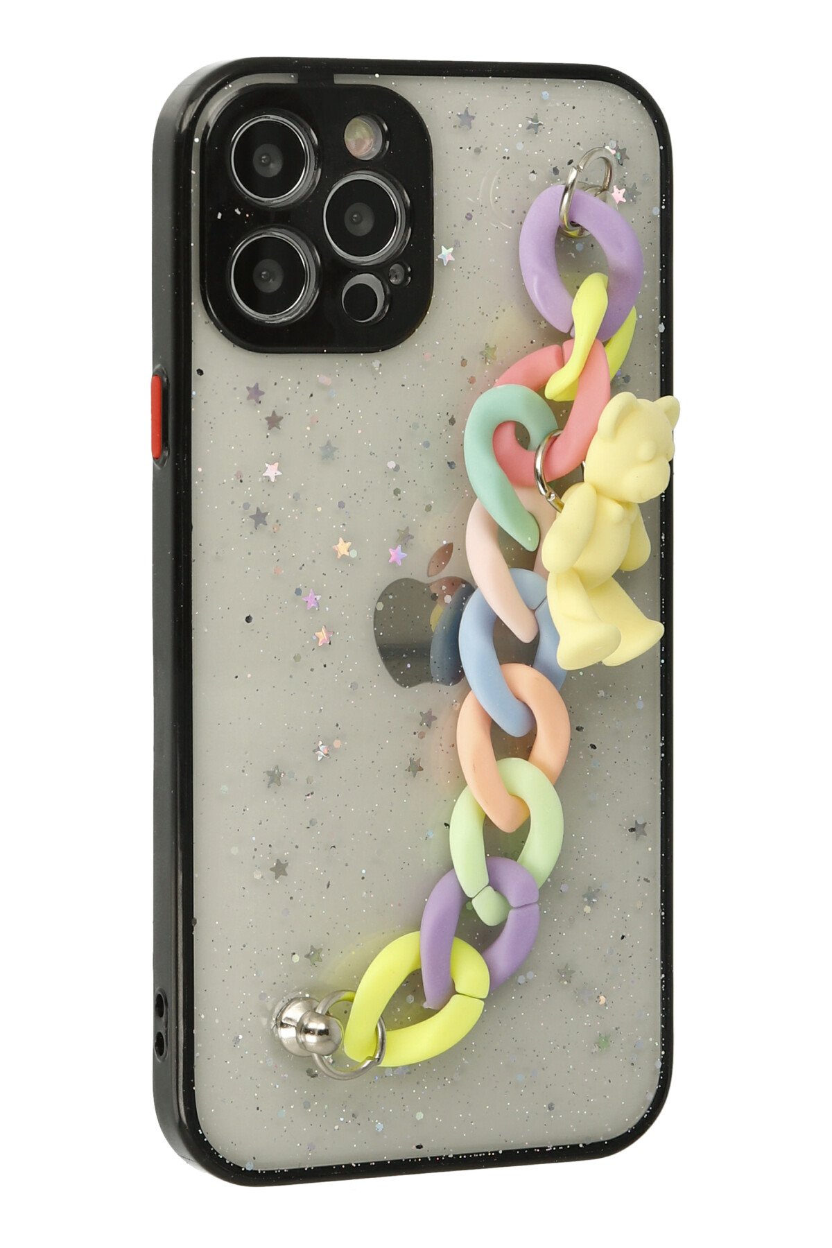 Newface iPhone 12 Pro Max Kılıf Neon Light Silikon - Mavi